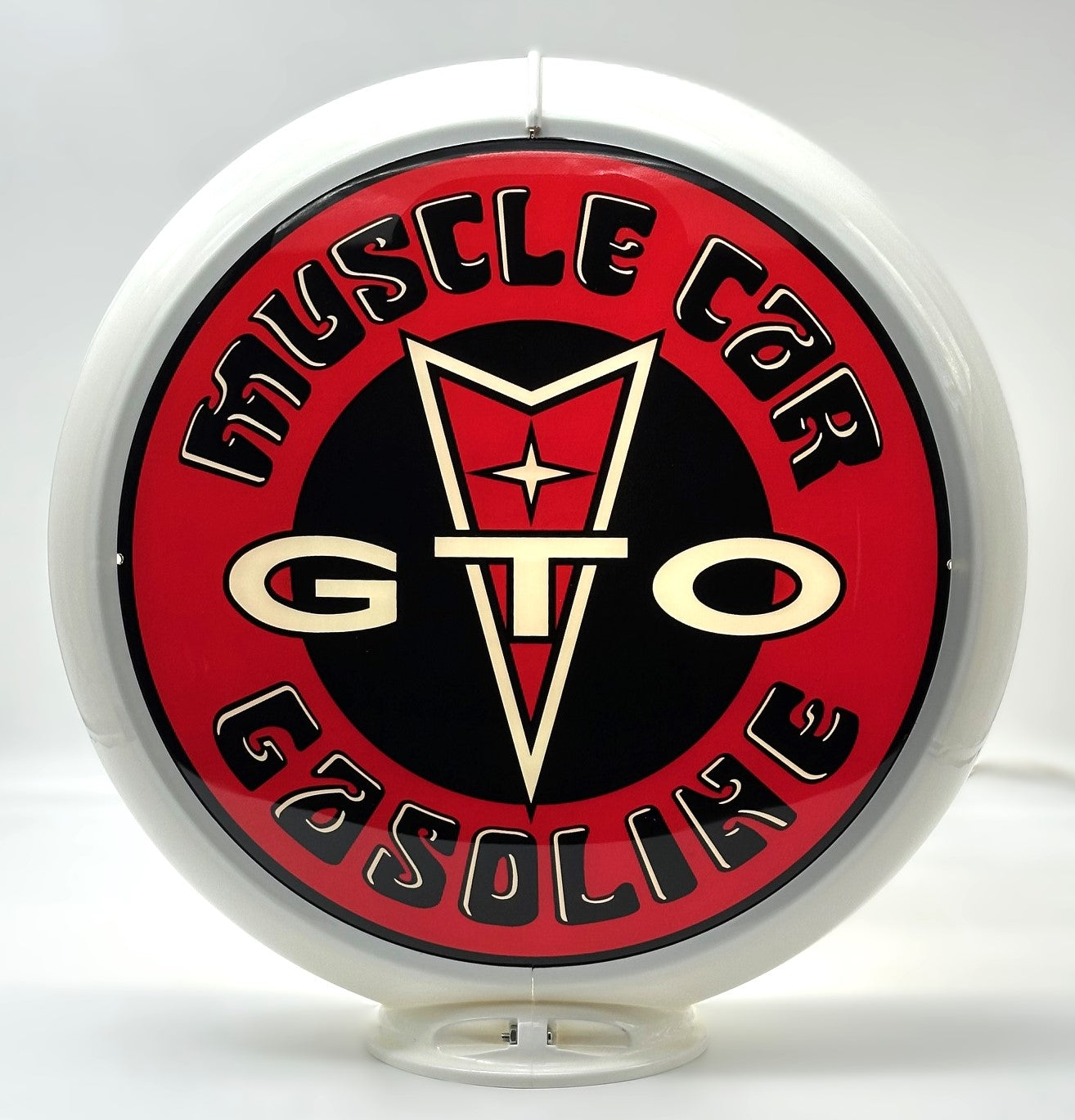 NEW GTO MUSCLE CAR GASOLINE 13.5" GAS PUMP GLOBE