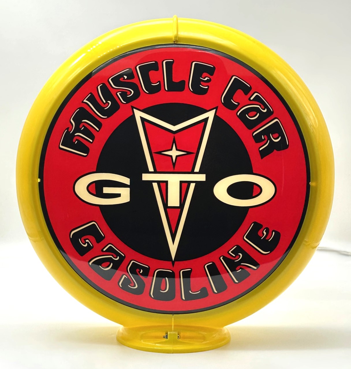 NEW GTO MUSCLE CAR GASOLINE 13.5" GAS PUMP GLOBE