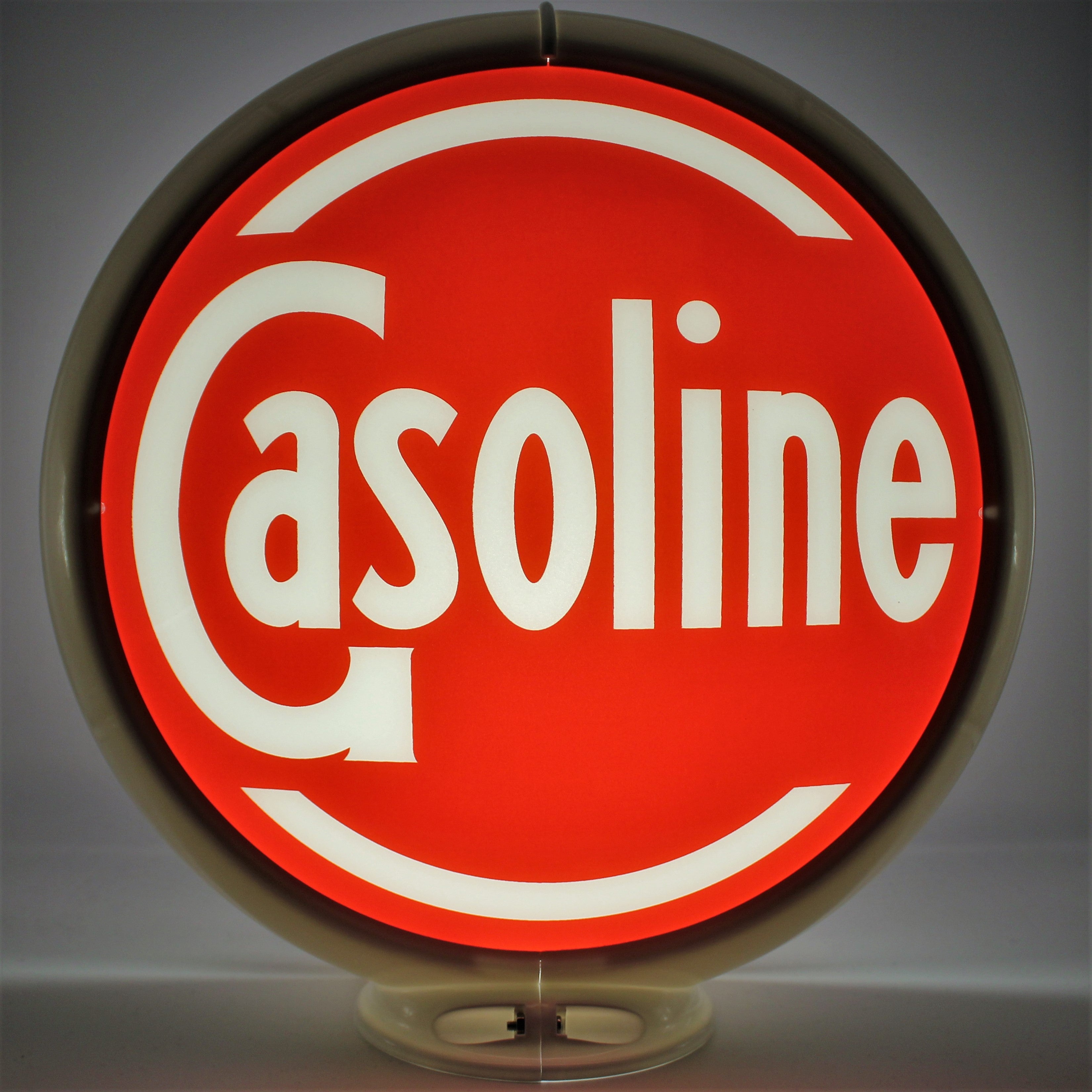 GASOLINE 13.5" Gas Pump Globe