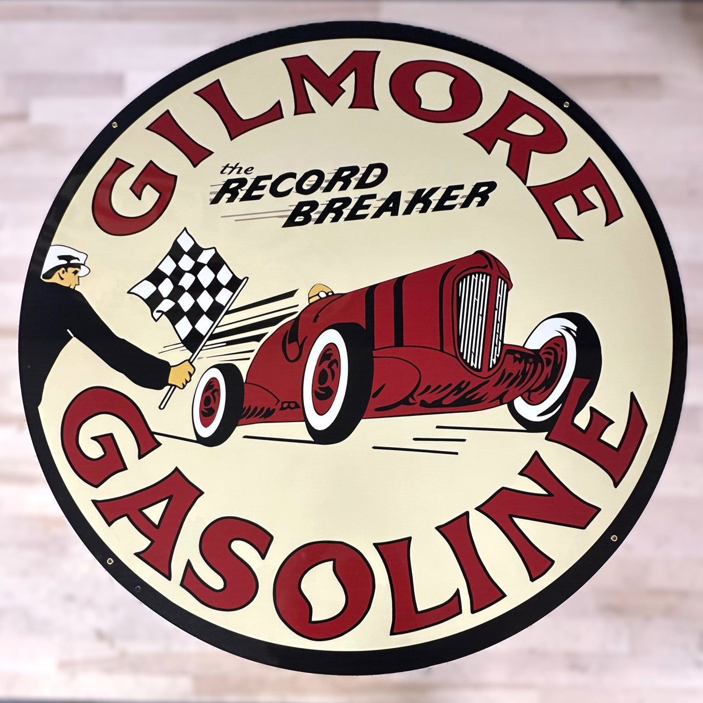 GILMORE GASOLINE RACING 36" Sign