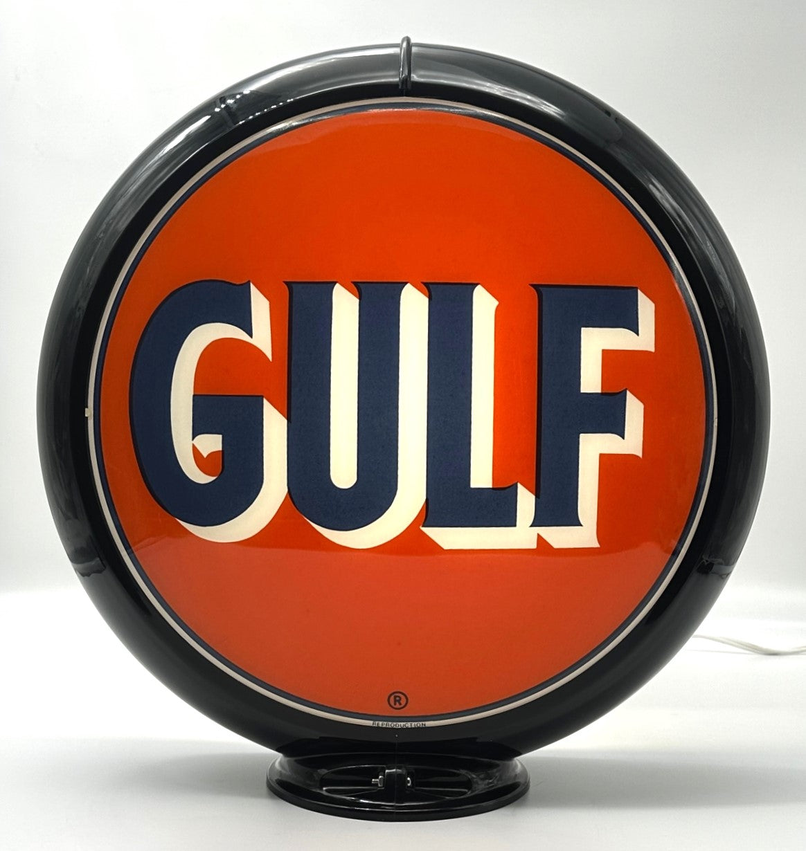 GULF 13.5" Gas Pump Globe