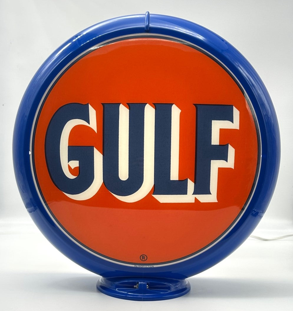 GULF 13.5" Gas Pump Globe