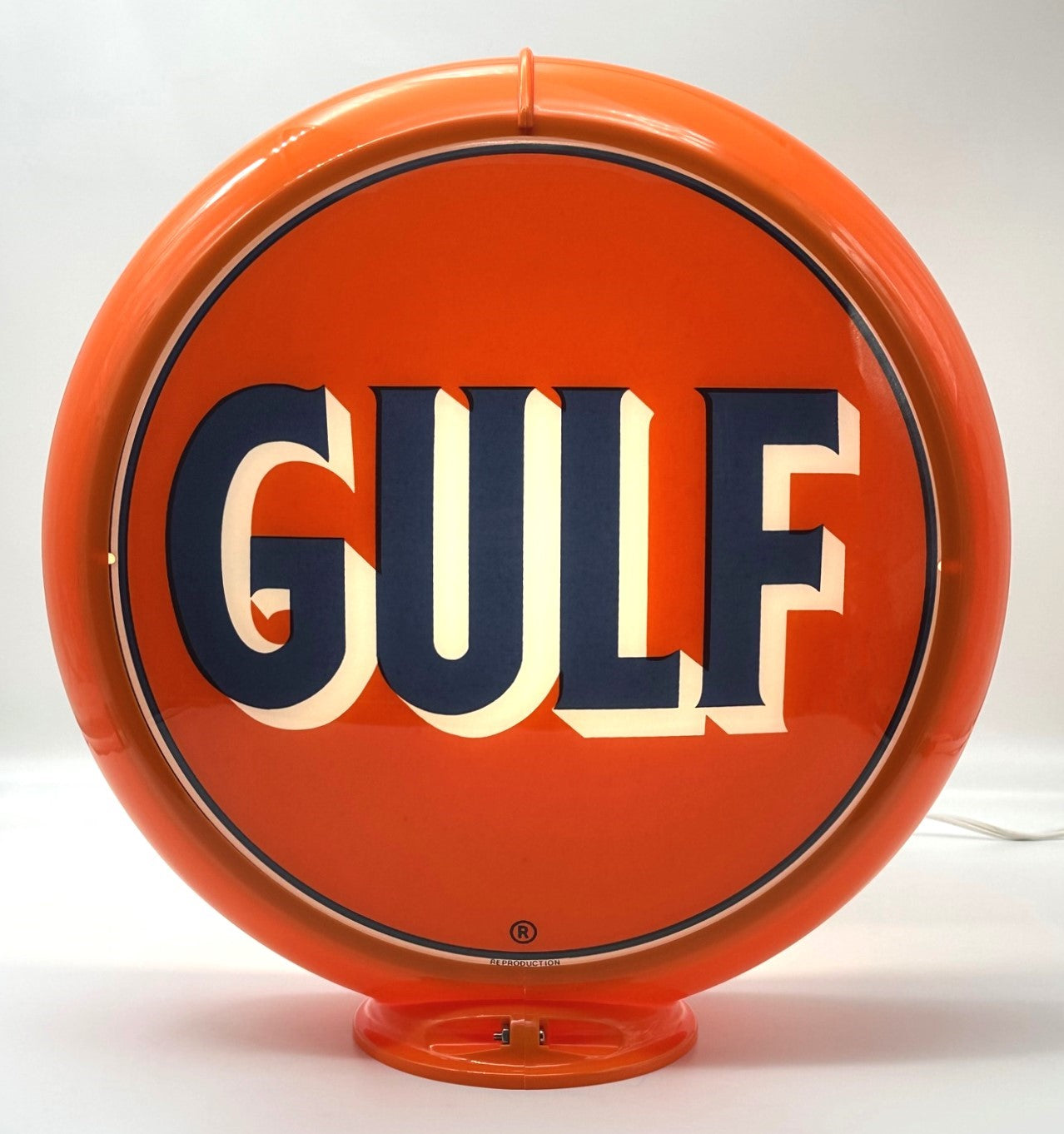 GULF 13.5" Gas Pump Globe
