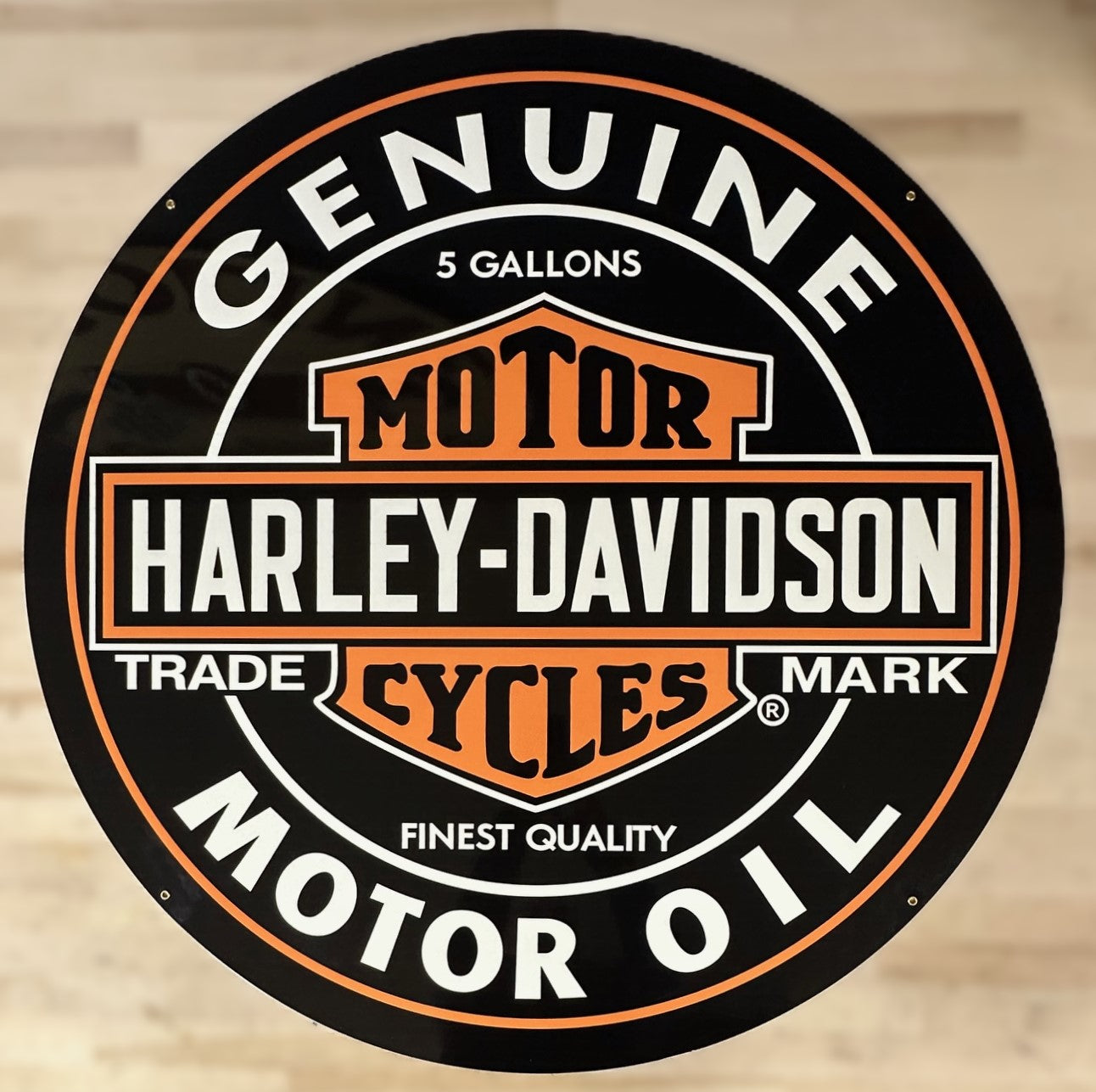 HARLEY DAVIDSON MOTOR OIL 36" Sign