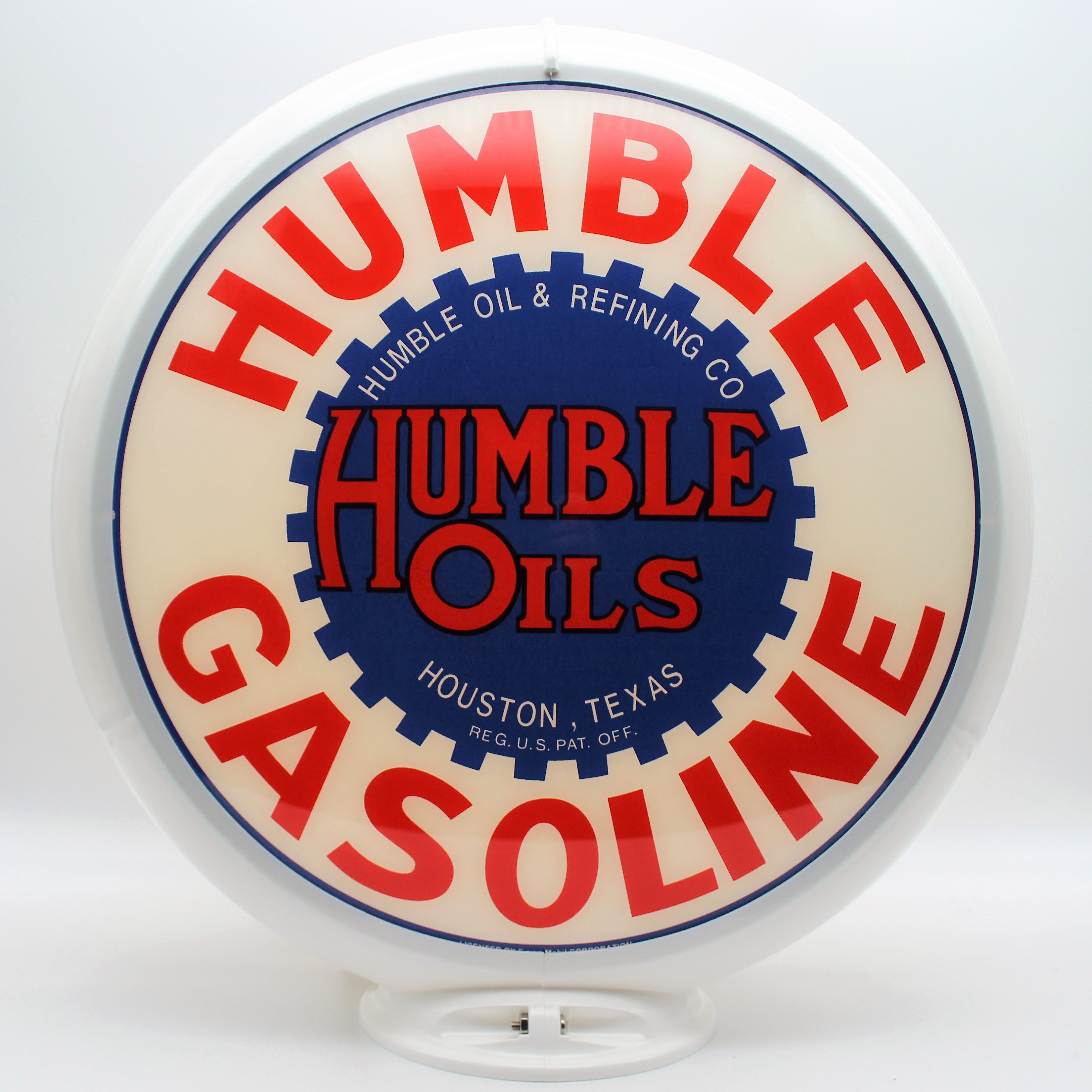 HUMBLE GASOLINE 13.5" Gas Pump Globe