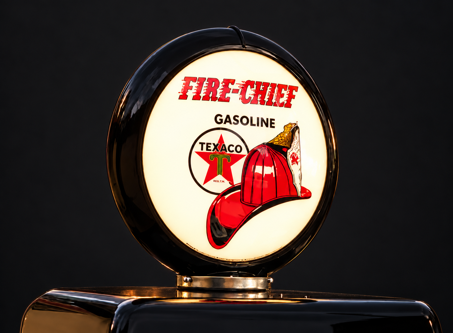 Fire Chief Tokheim 39 Style Gas Pump Replica Fridge Kit - Black