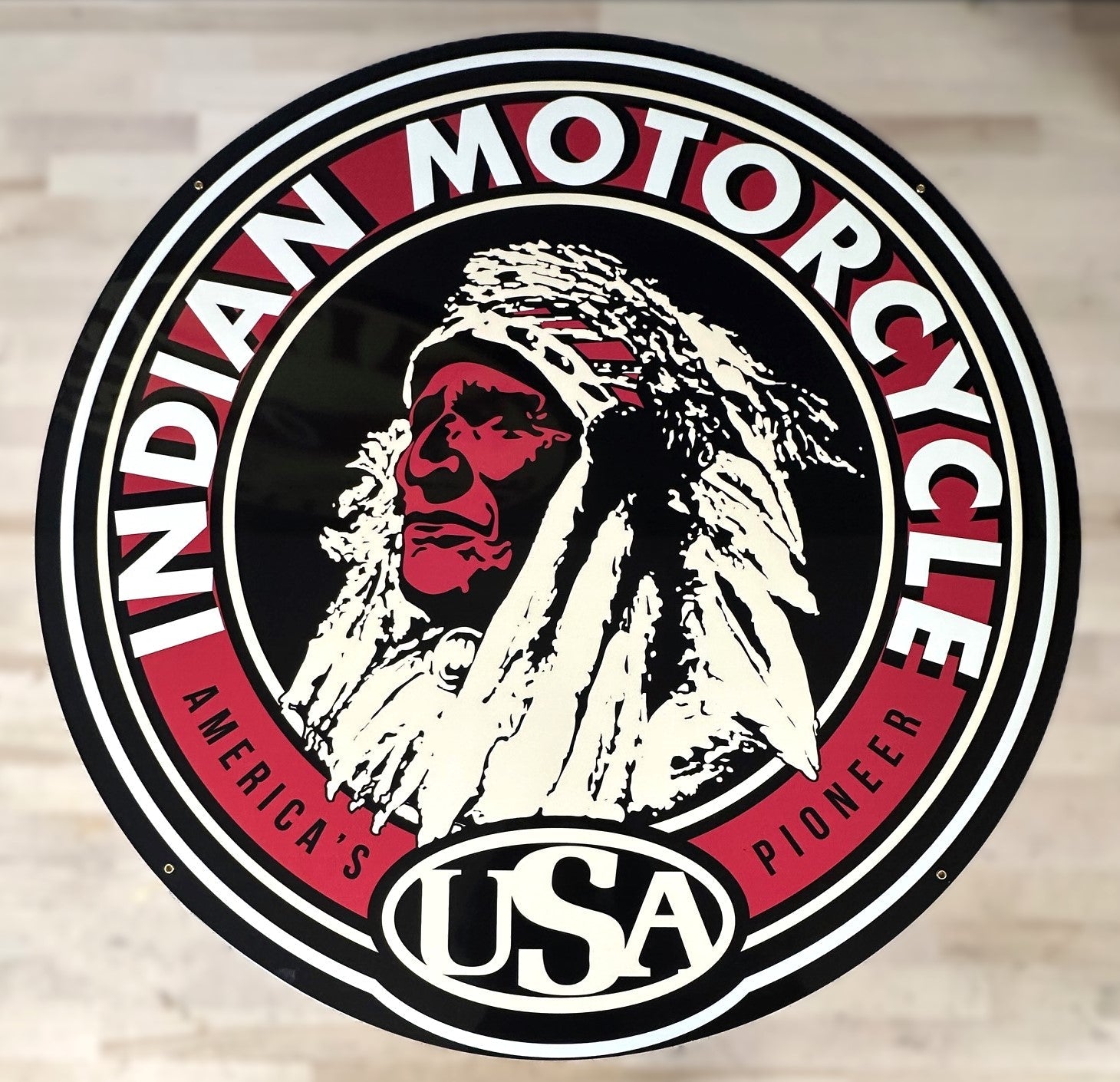 INDIAN MOTORCYCLE 36" Sign