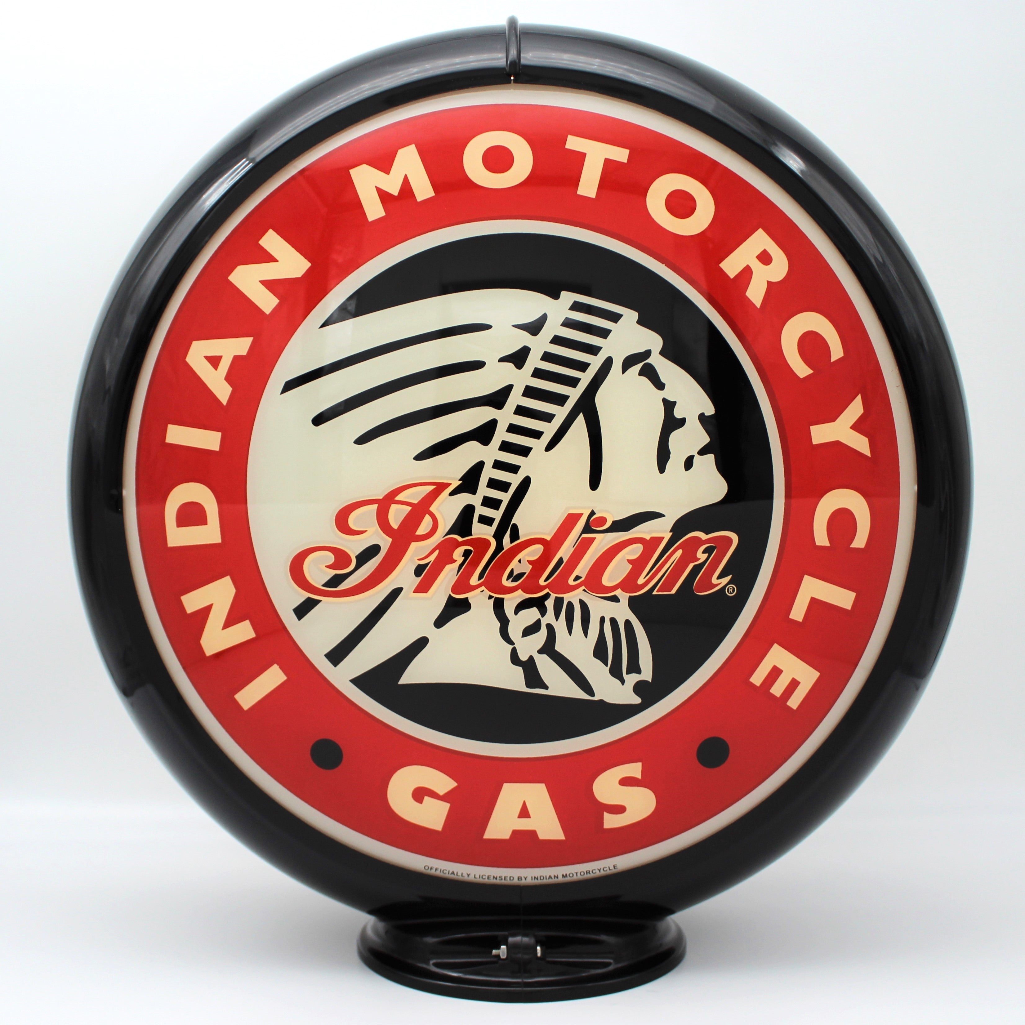 INDIAN MOTORCYCLE GAS - GAS PUMP GLOBE