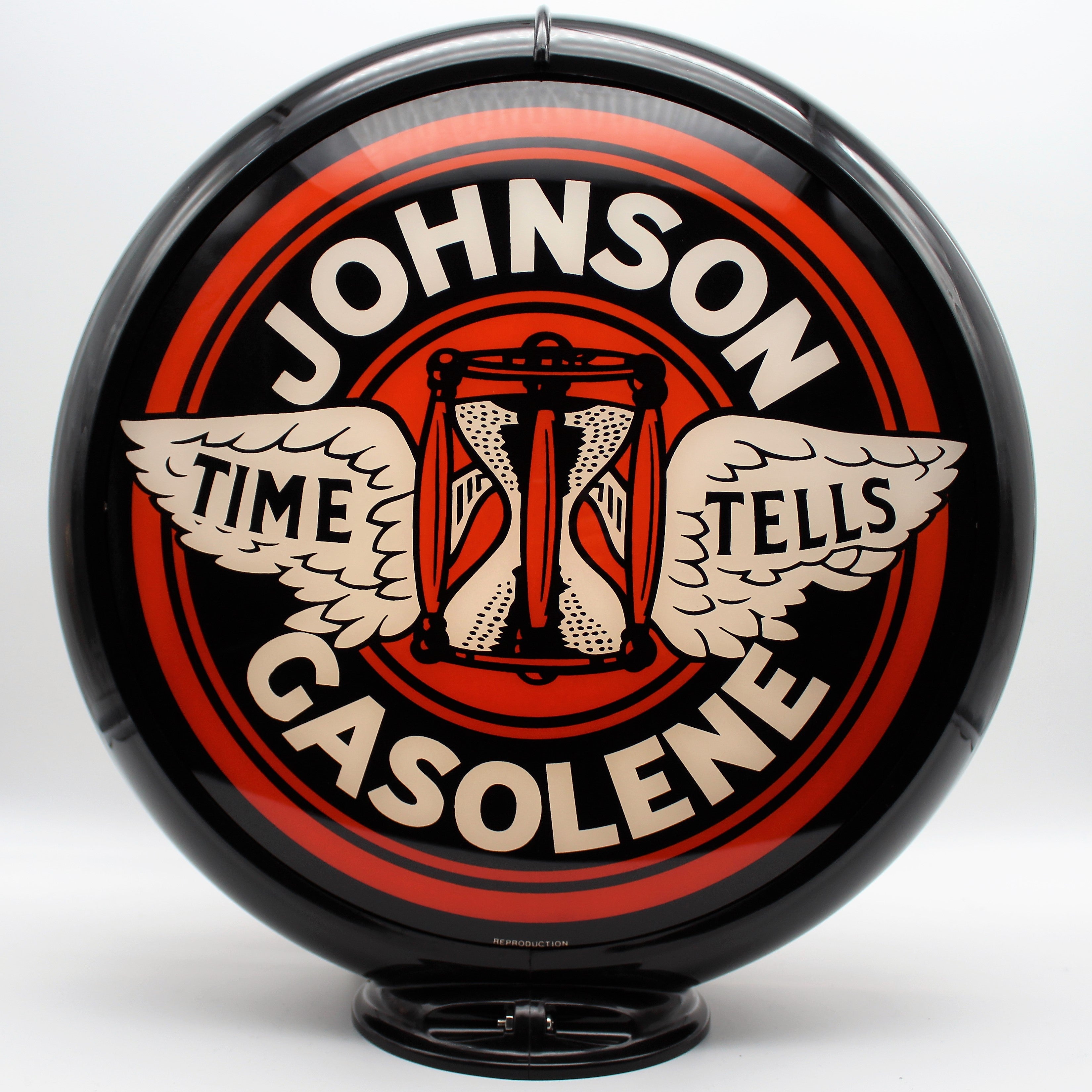 JOHNSON GASOLENE 13.5" Ad Globe