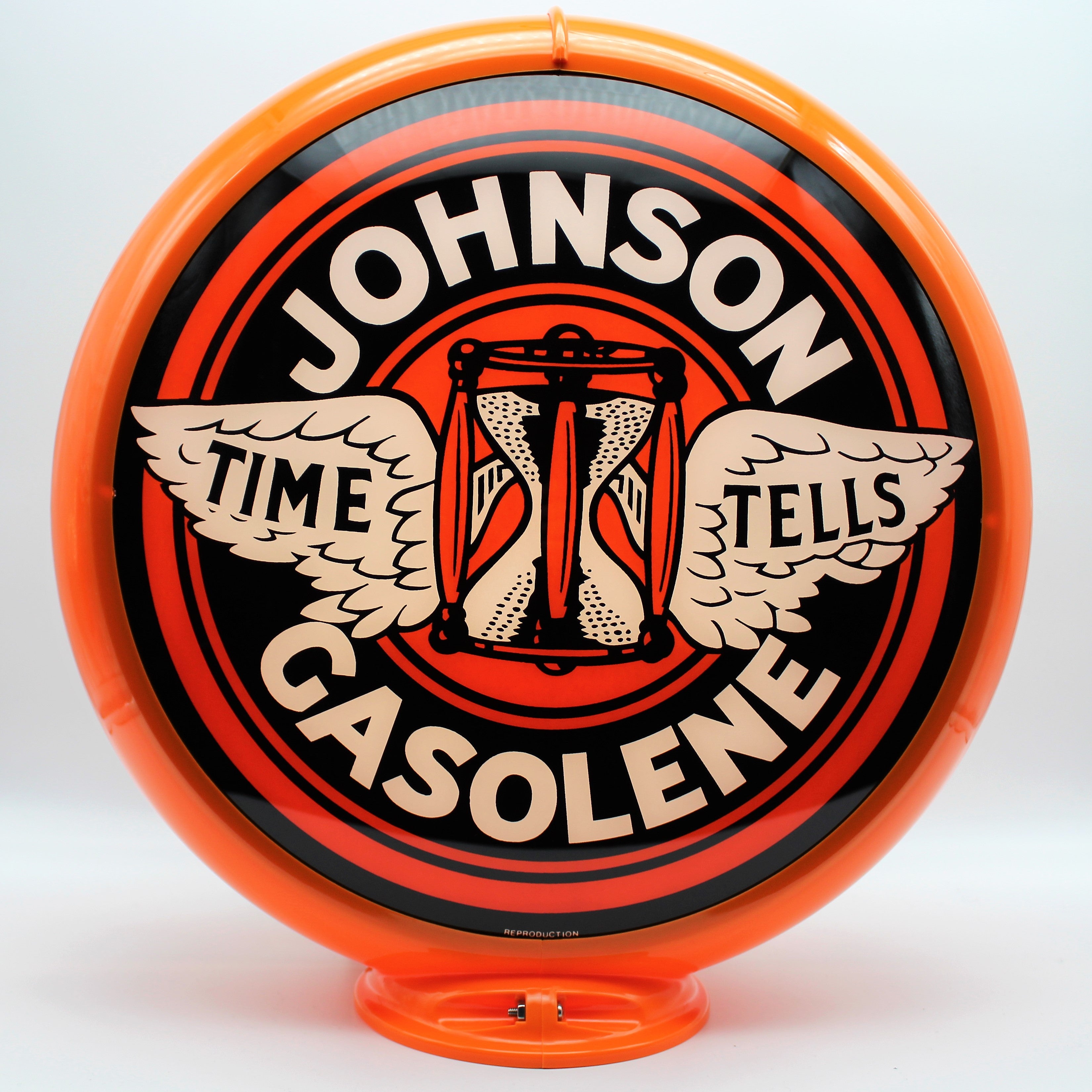 JOHNSON GASOLENE 13.5" Ad Globe