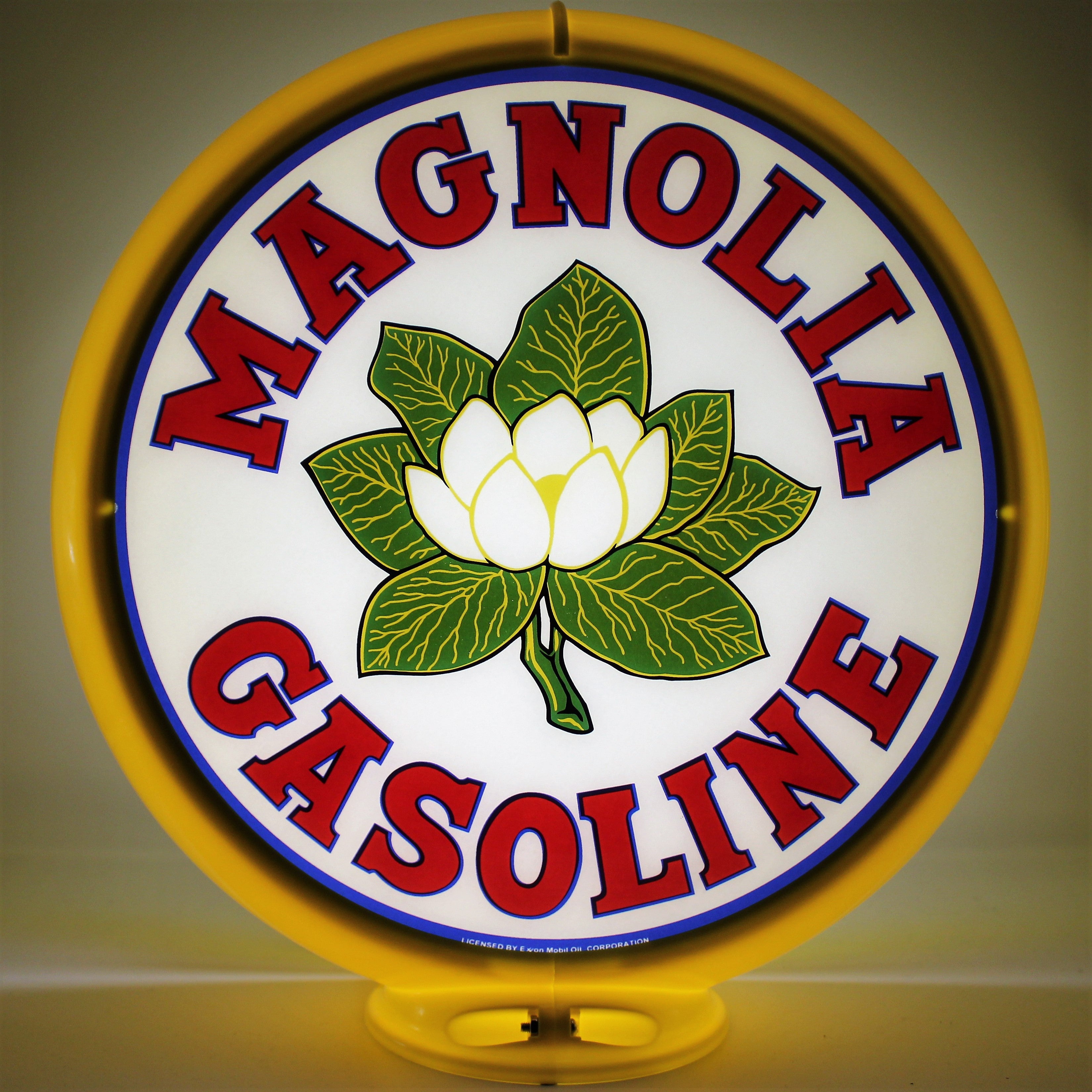 MAGNOLIA GASOLINE 13.5" Ad Globe