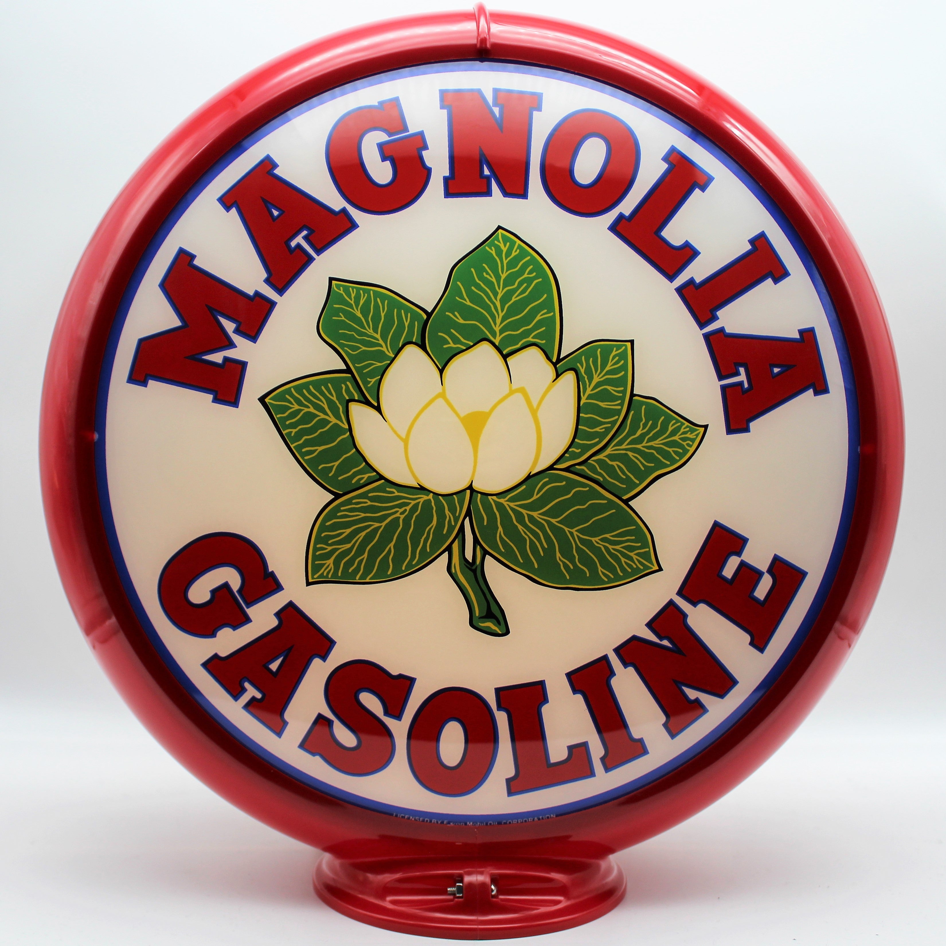 MAGNOLIA GASOLINE 13.5" Ad Globe
