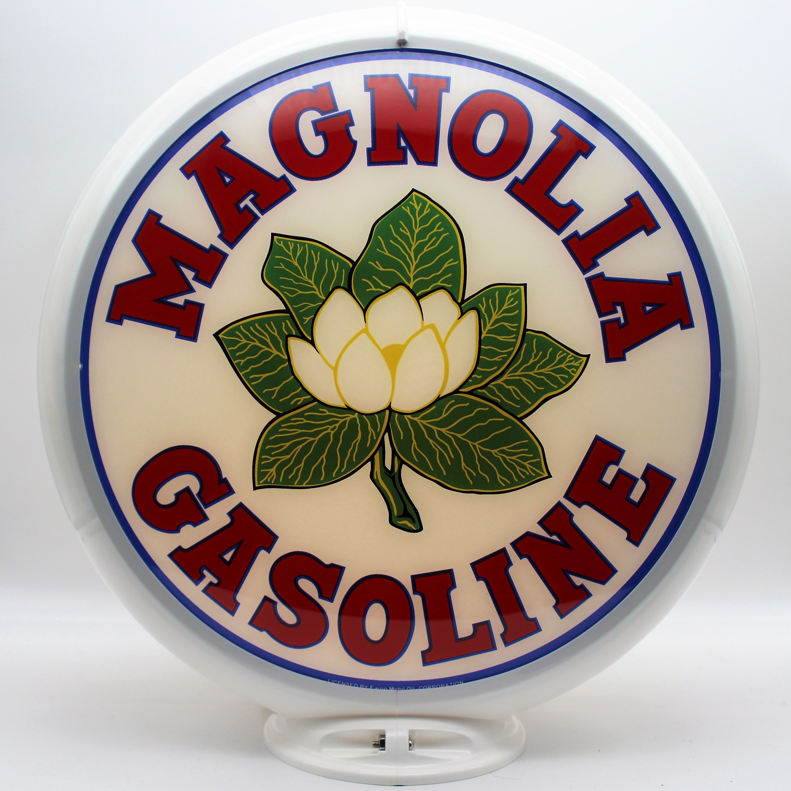 MAGNOLIA GASOLINE 13.5" Ad Globe
