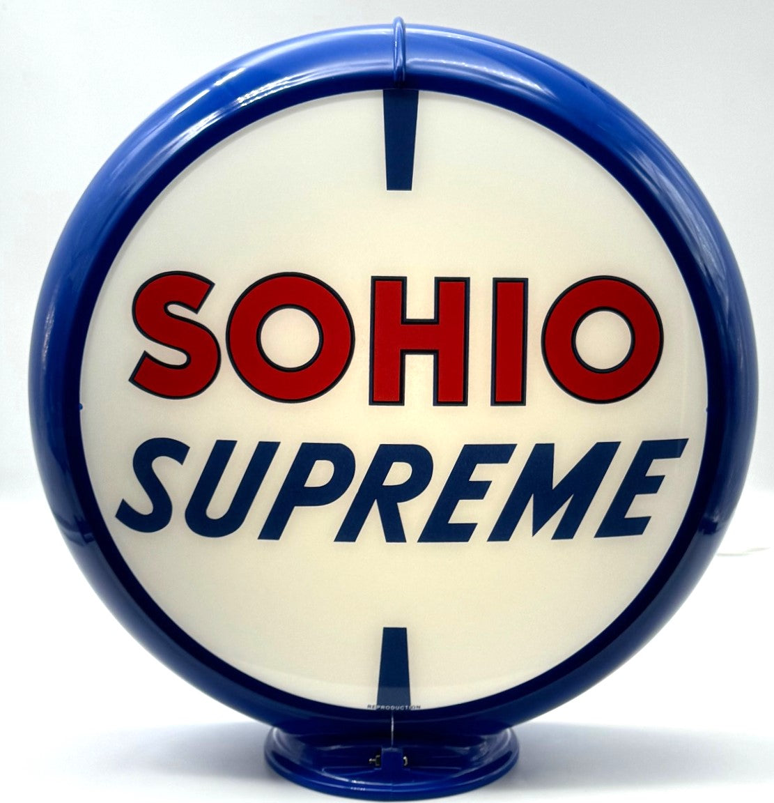 SOHIO SUPREME 13.5" Ad Globe