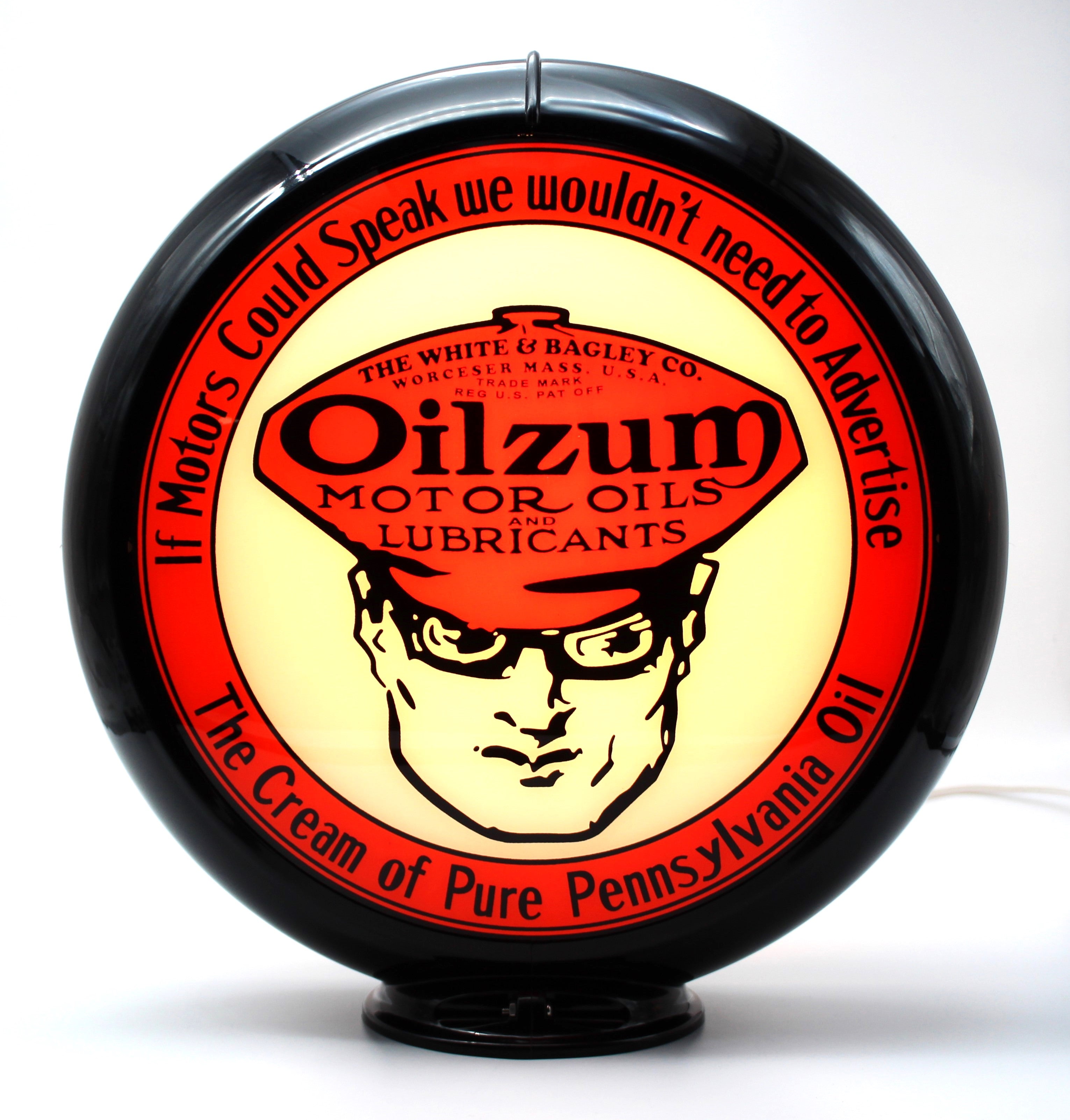 OILZUM 13.5" Gas Pump Globe
