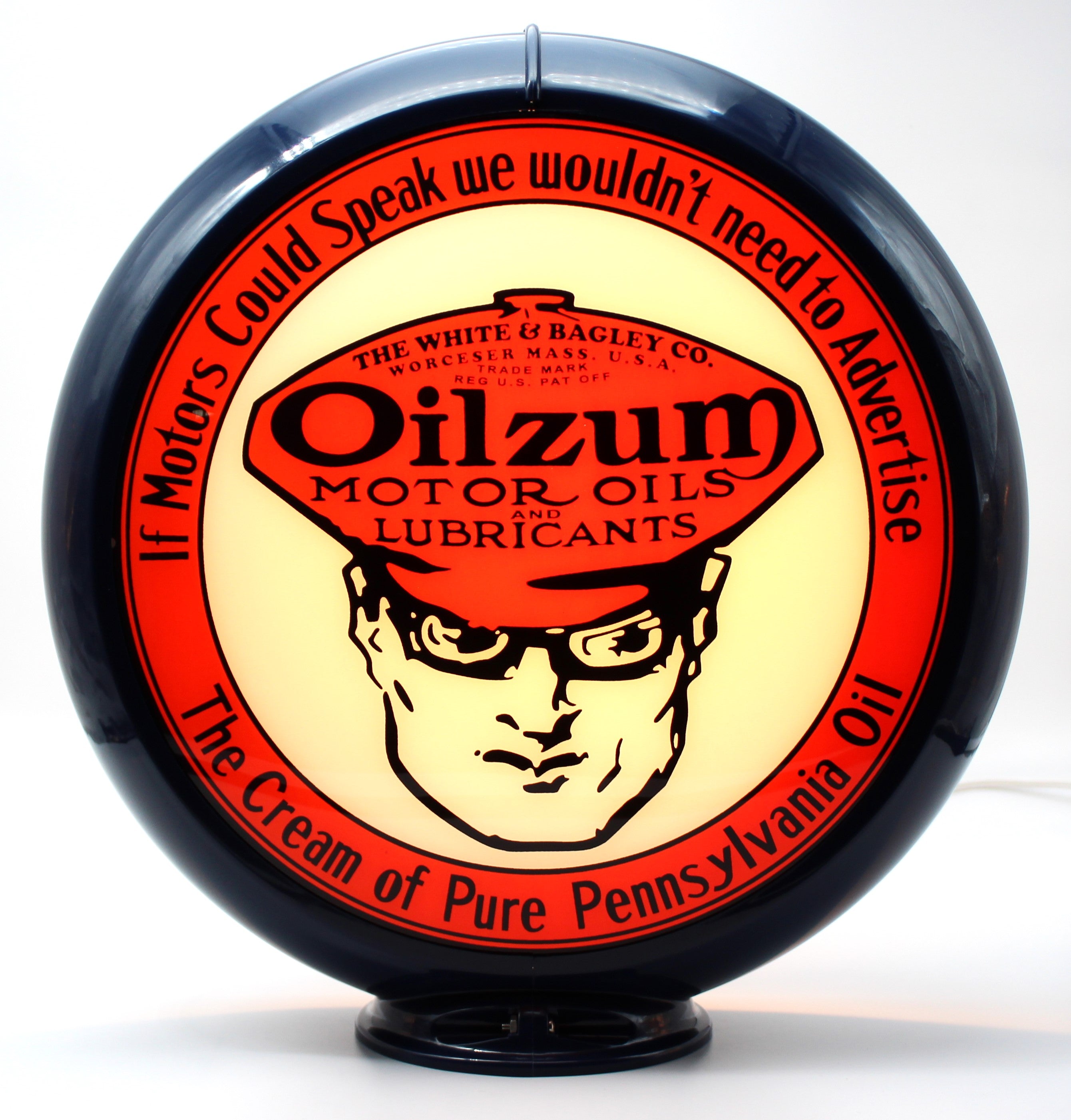 OILZUM 13.5" Gas Pump Globe