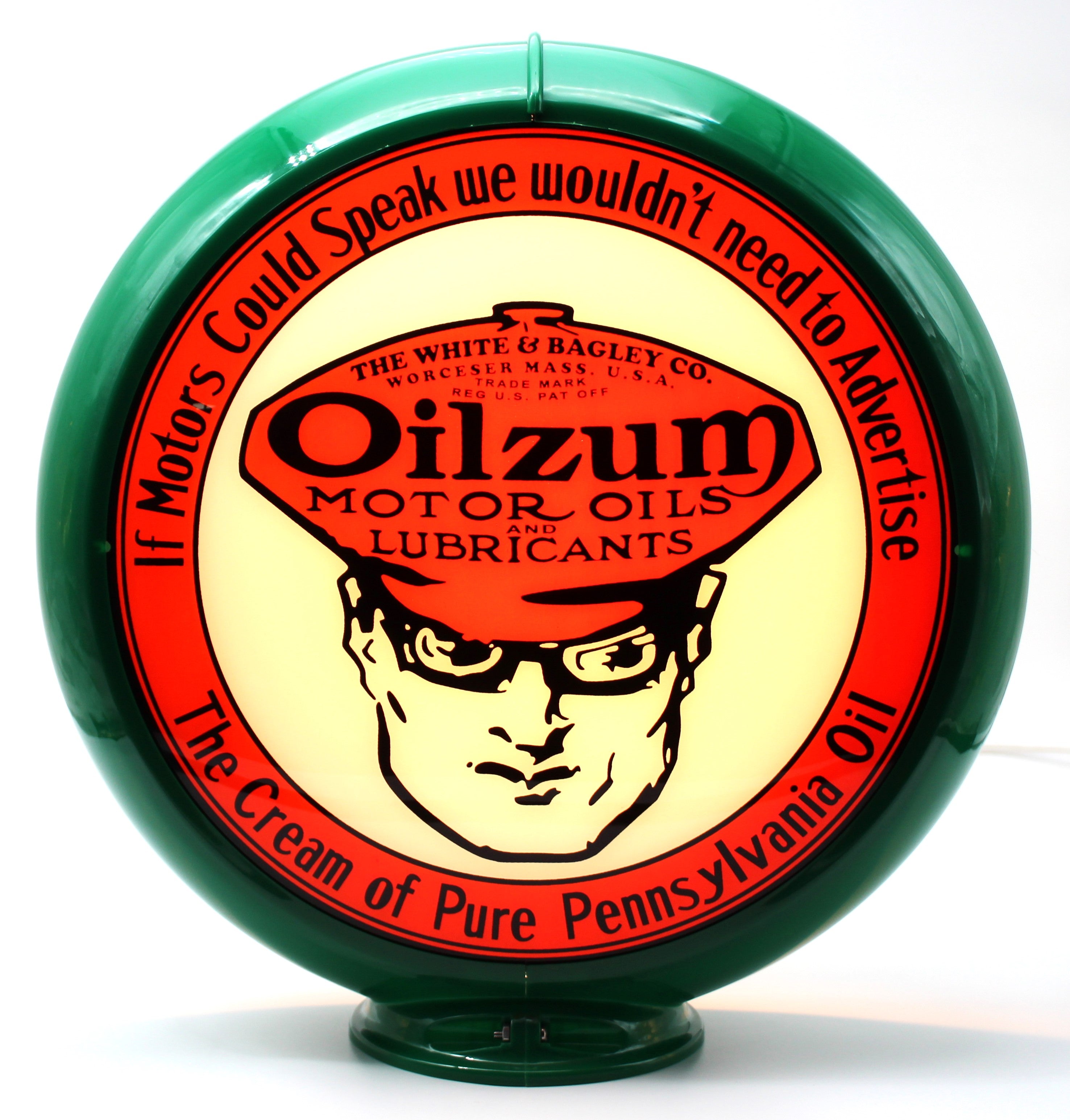 OILZUM 13.5" Gas Pump Globe