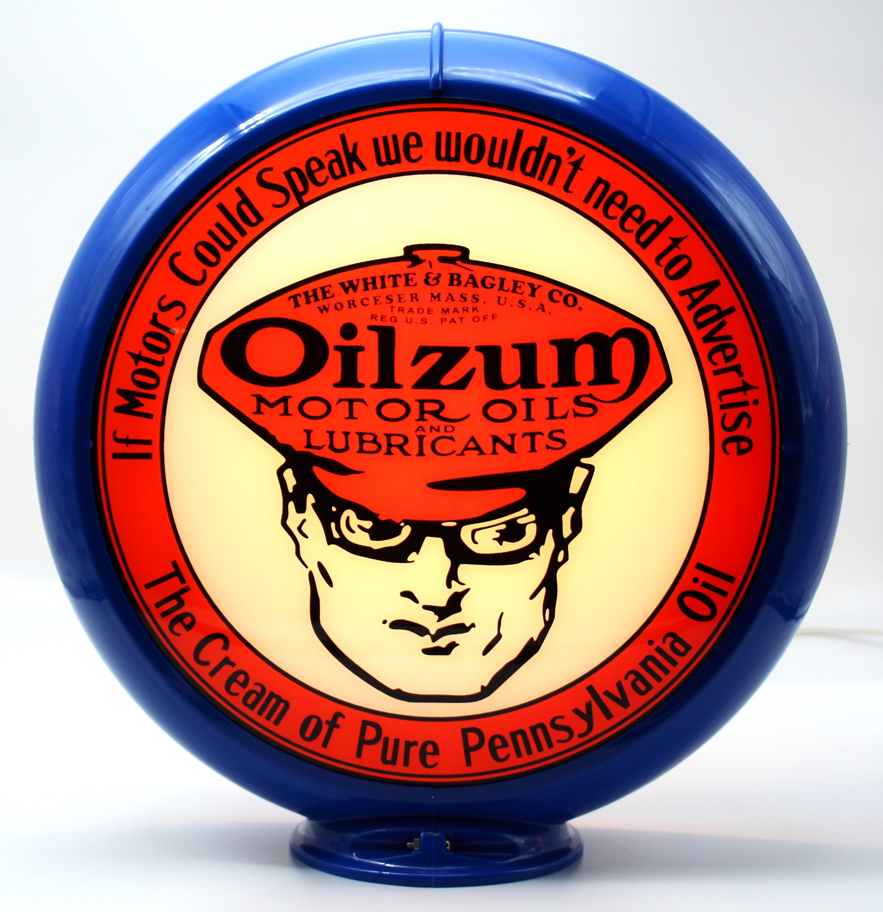OILZUM 13.5" Gas Pump Globe