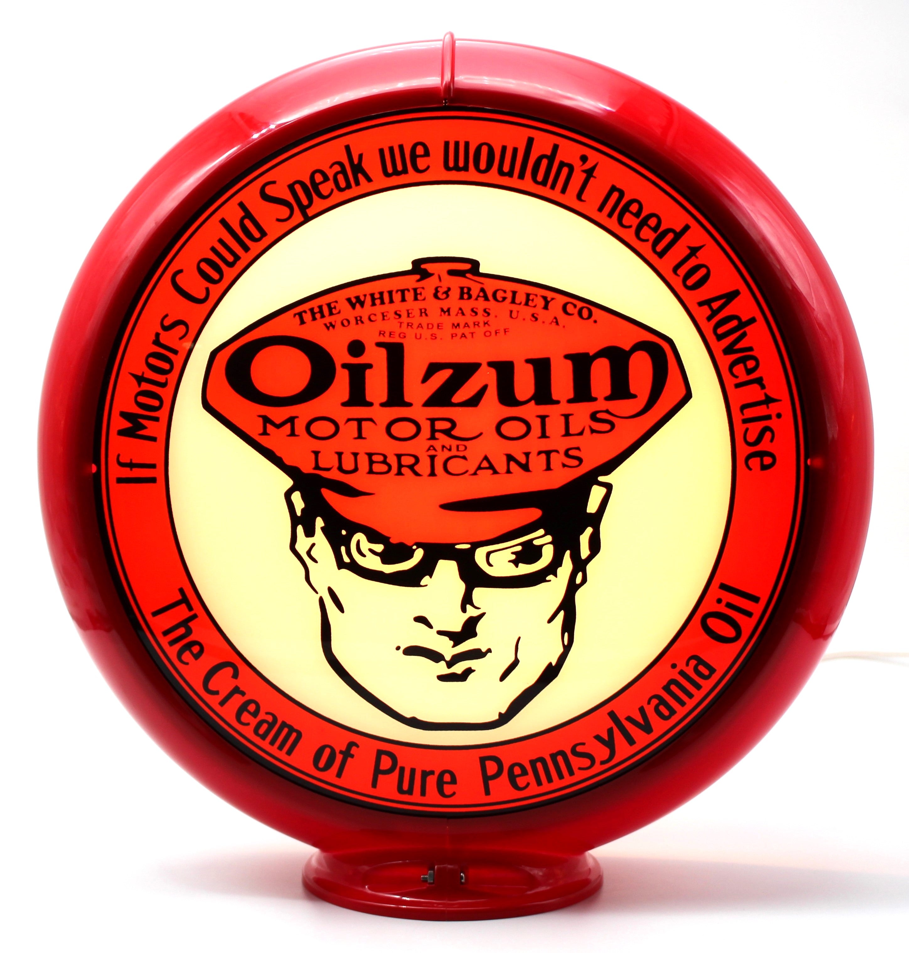 OILZUM 13.5" Gas Pump Globe