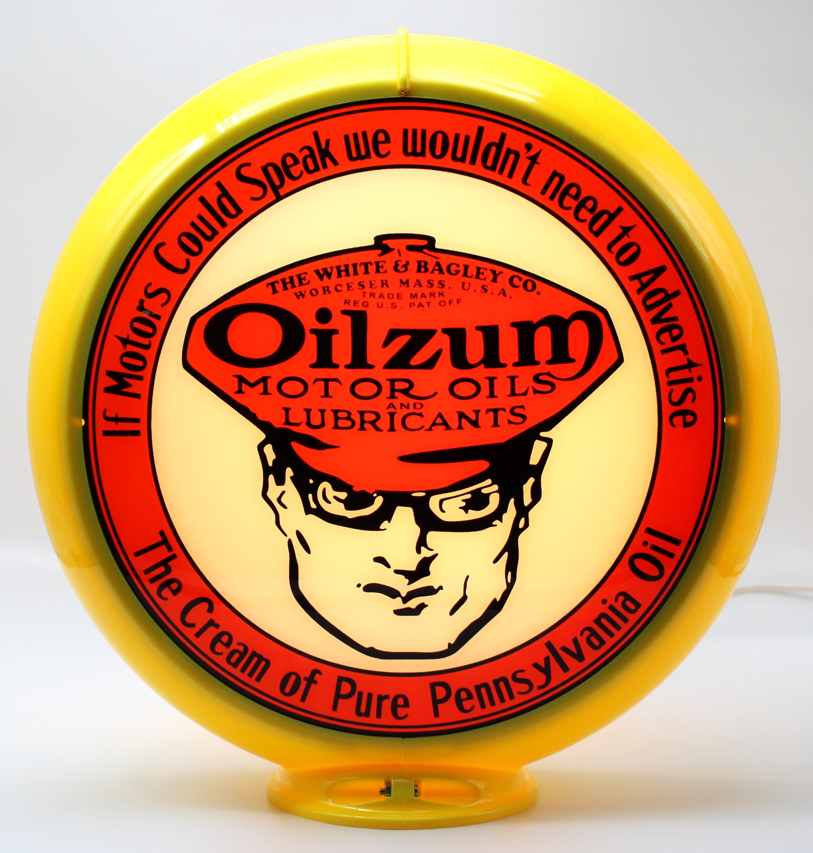 OILZUM 13.5" Gas Pump Globe