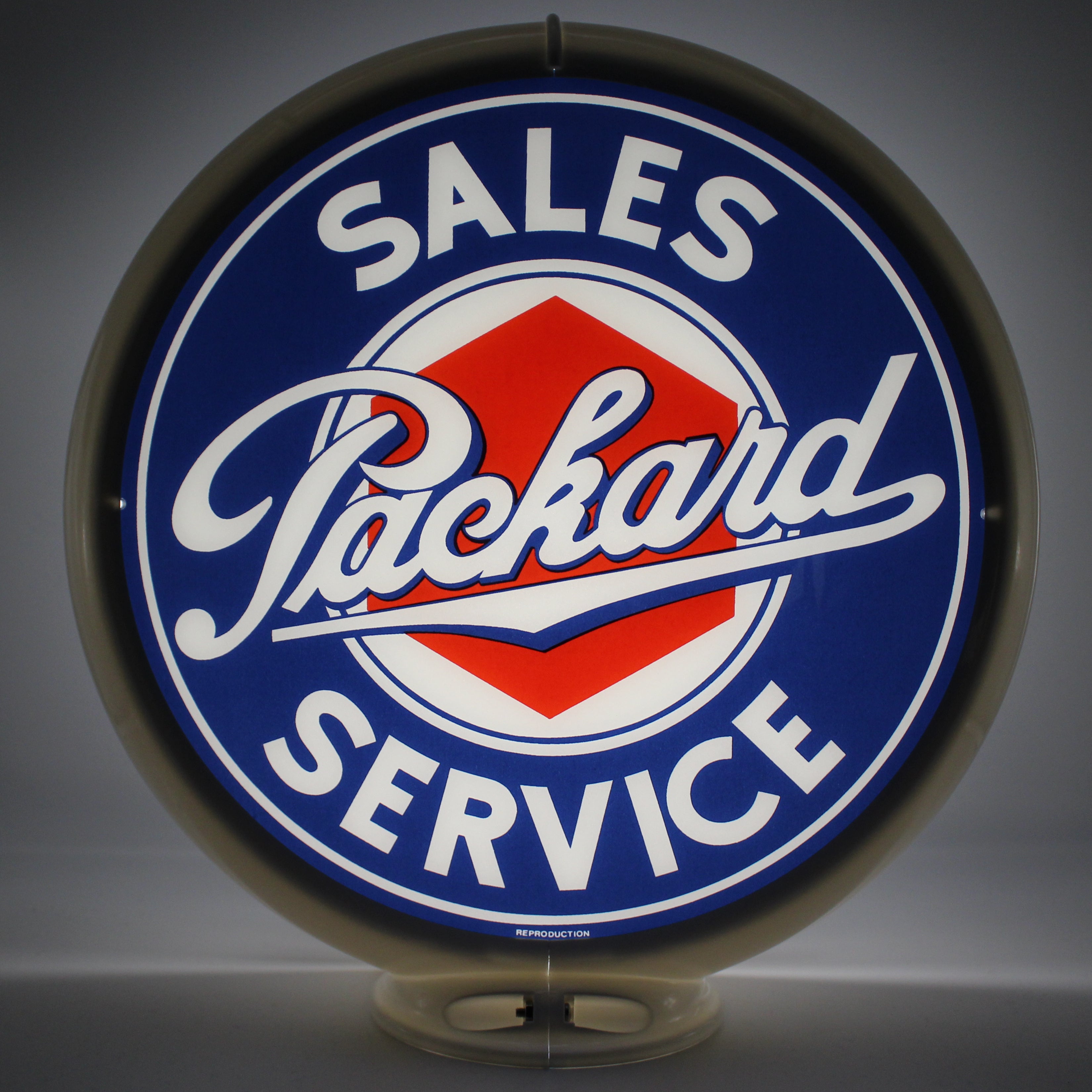 PACKARD SALES & SERVICE 13.5" Ad Globe