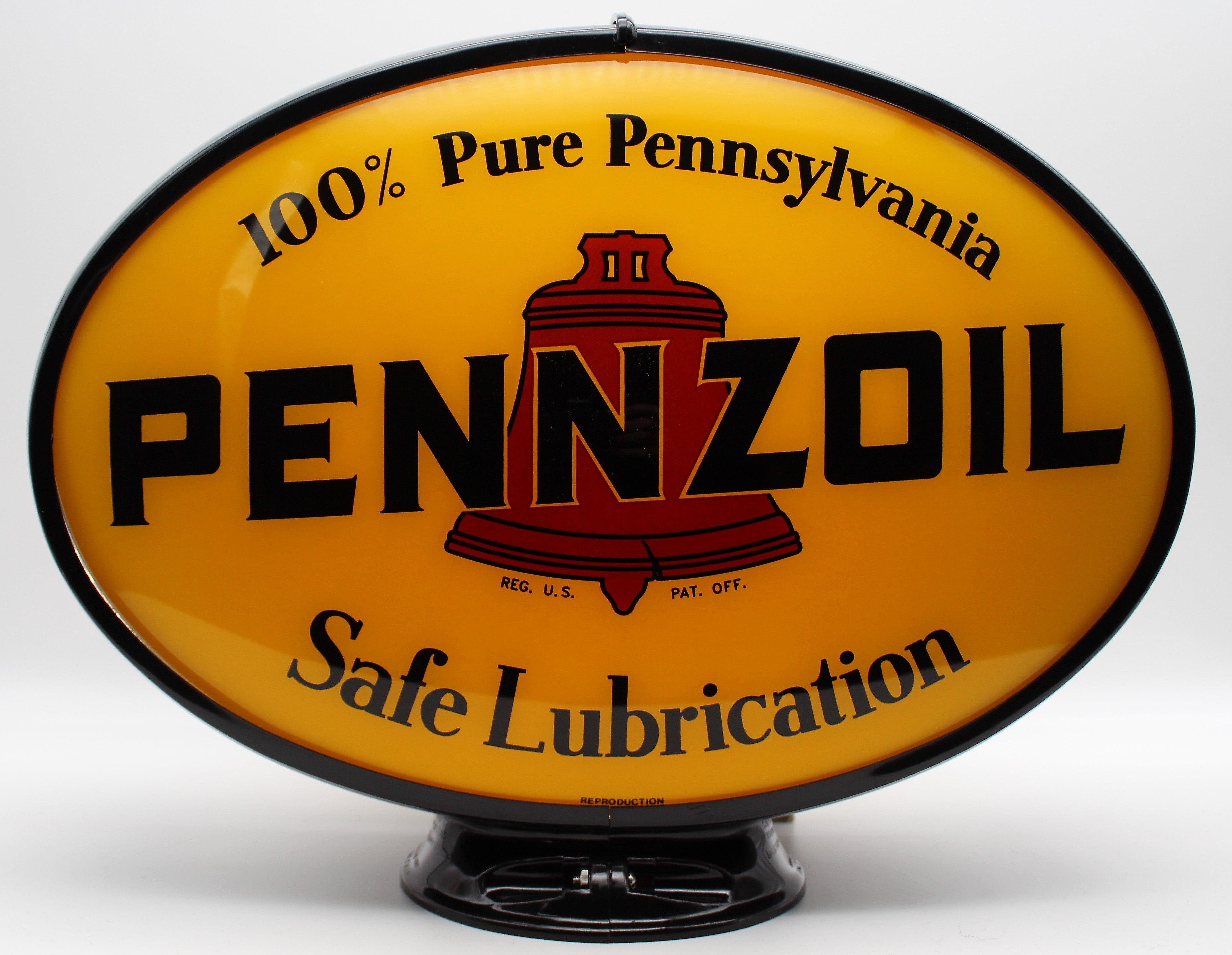 PENNZOIL Oval Advertising Globe
