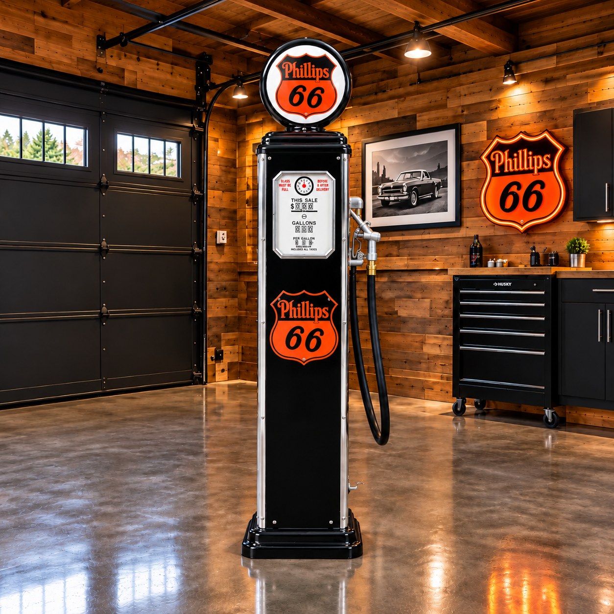 Phillips 66 Retro Gas Pump