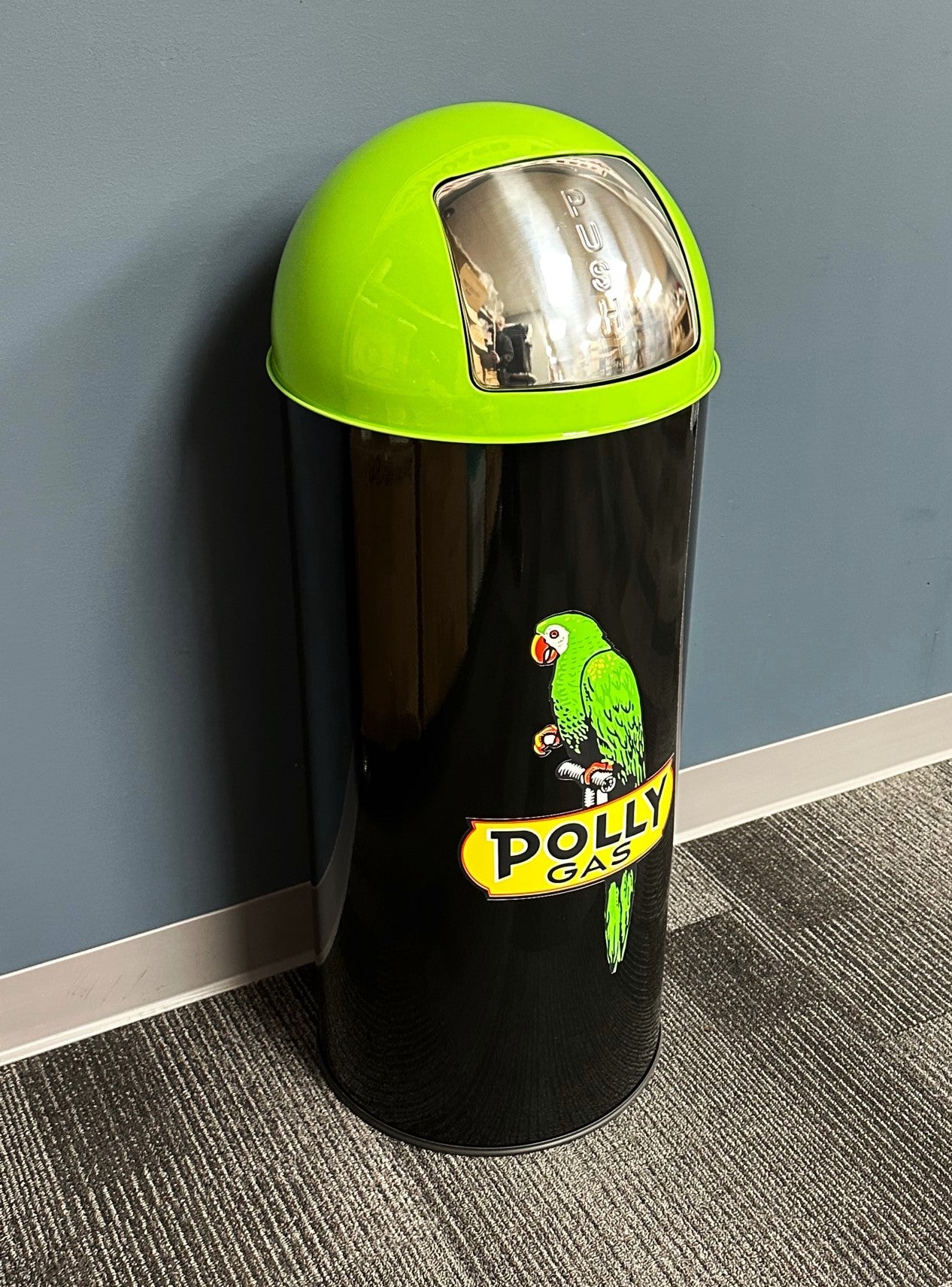 POLLY GAS Retro Metal Trash Can