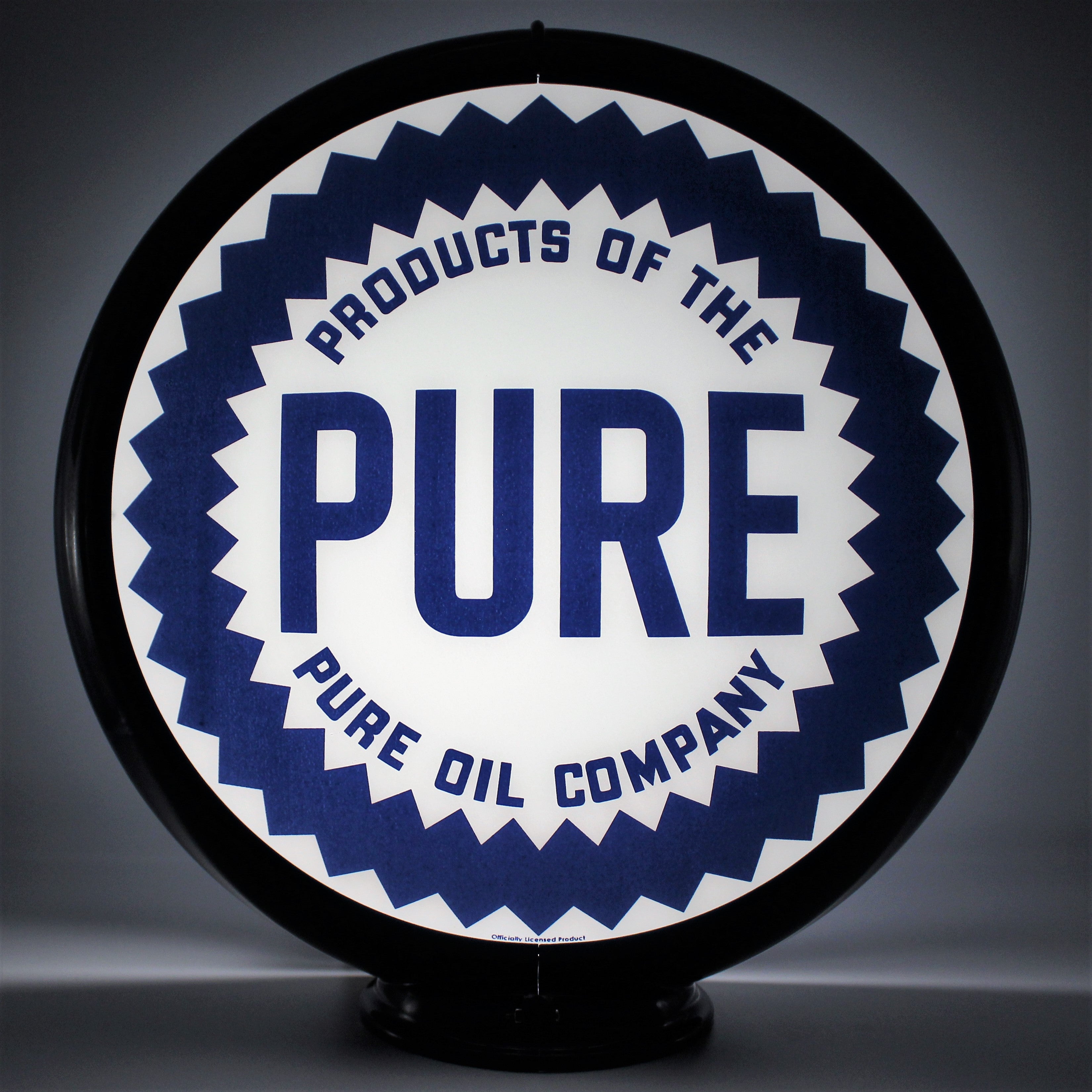 PURE OIL 13.5" Ad Globe