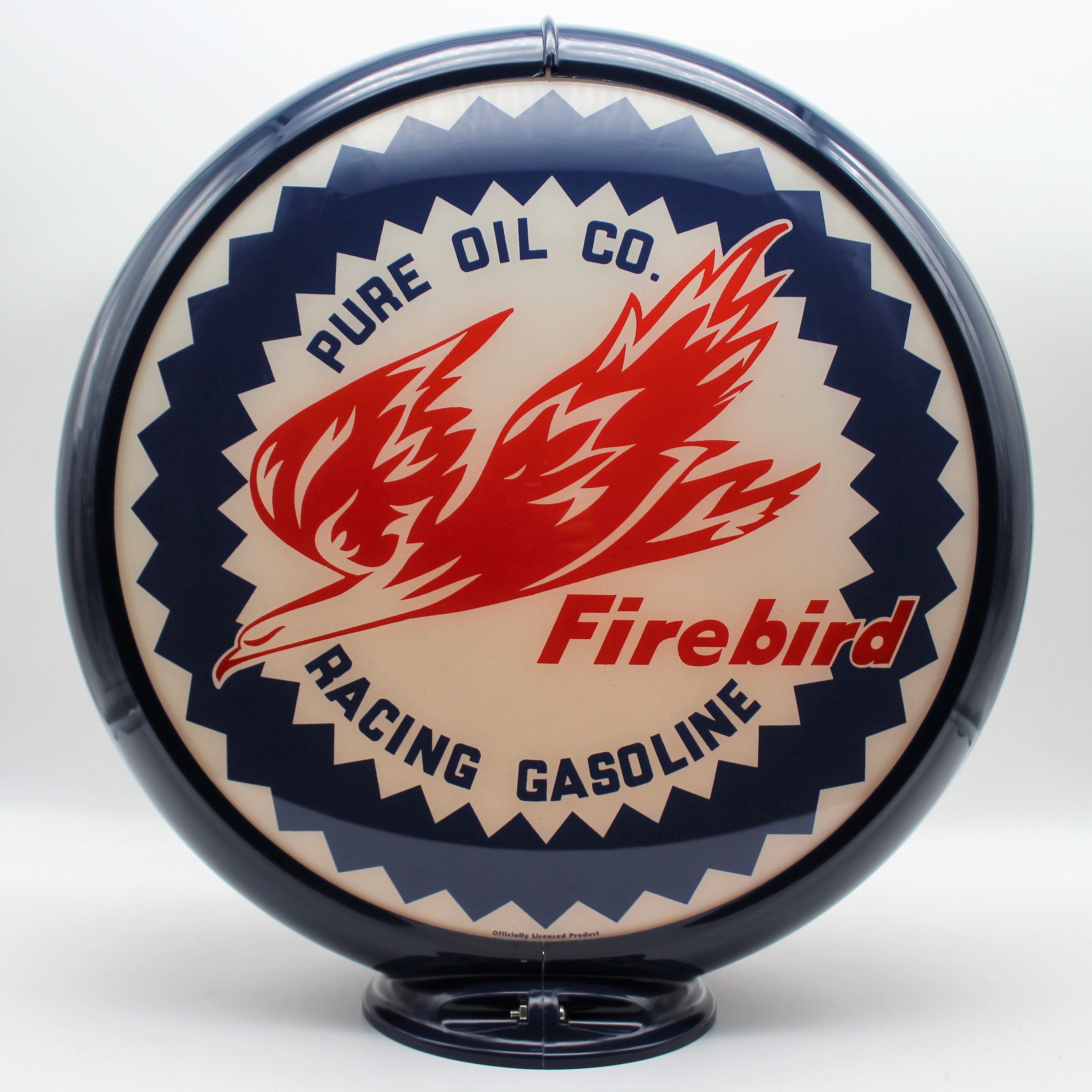 PURE OIL FIREBIRD 13.5" Ad Globe