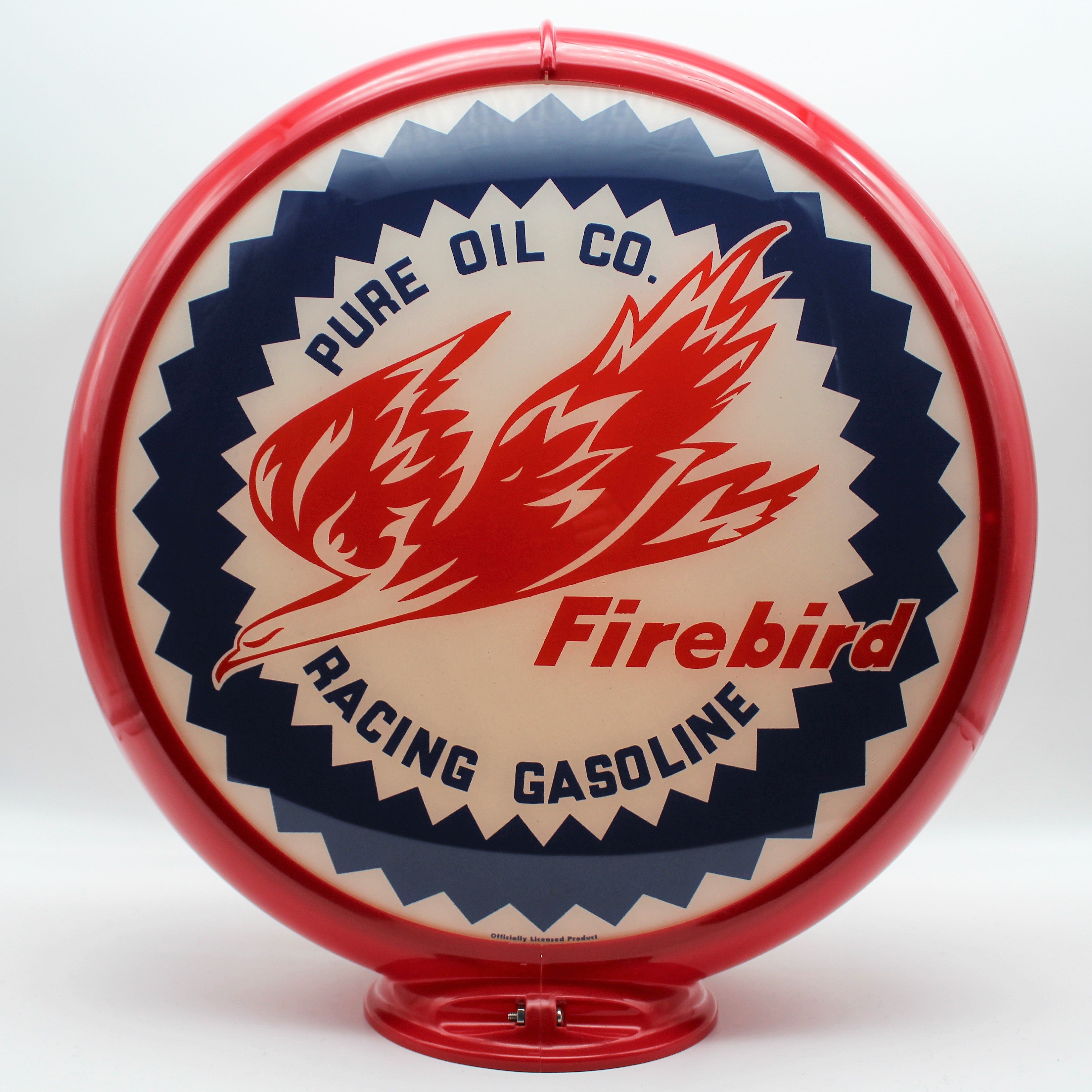 PURE OIL FIREBIRD 13.5" Ad Globe