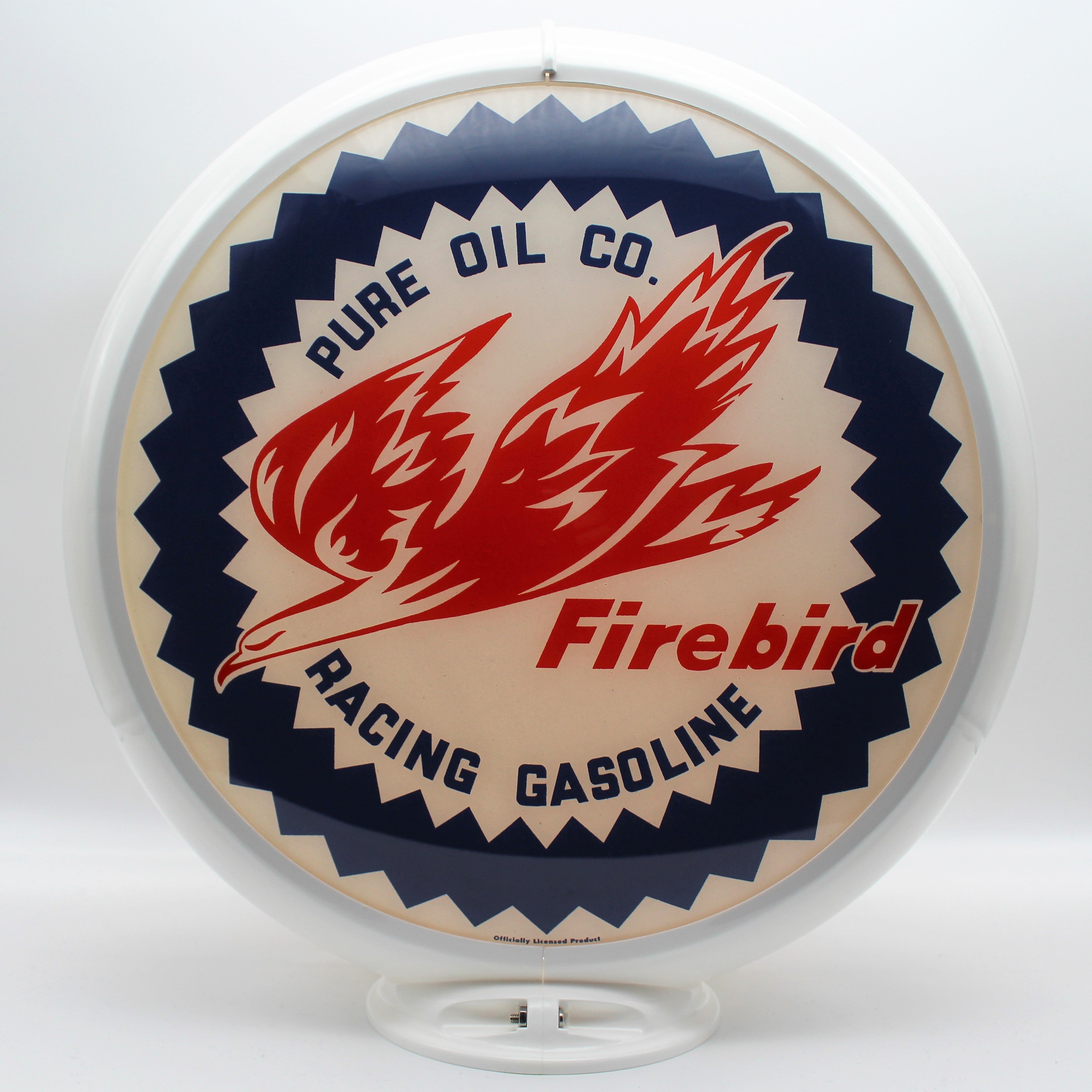PURE OIL FIREBIRD 13.5" Ad Globe