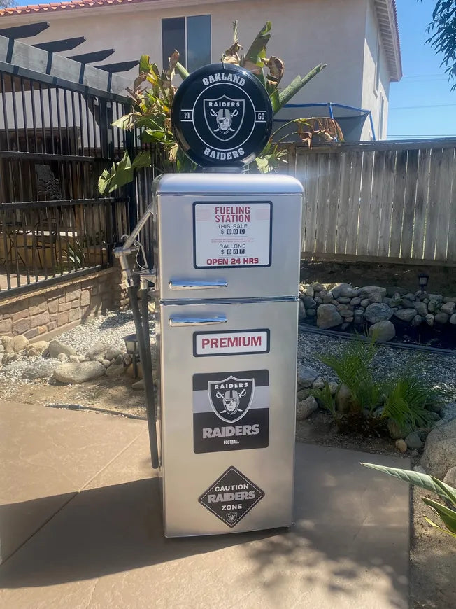 Customer photo of Texaco Tokheim 39 Style Gas Pump Replica Fridge - Red