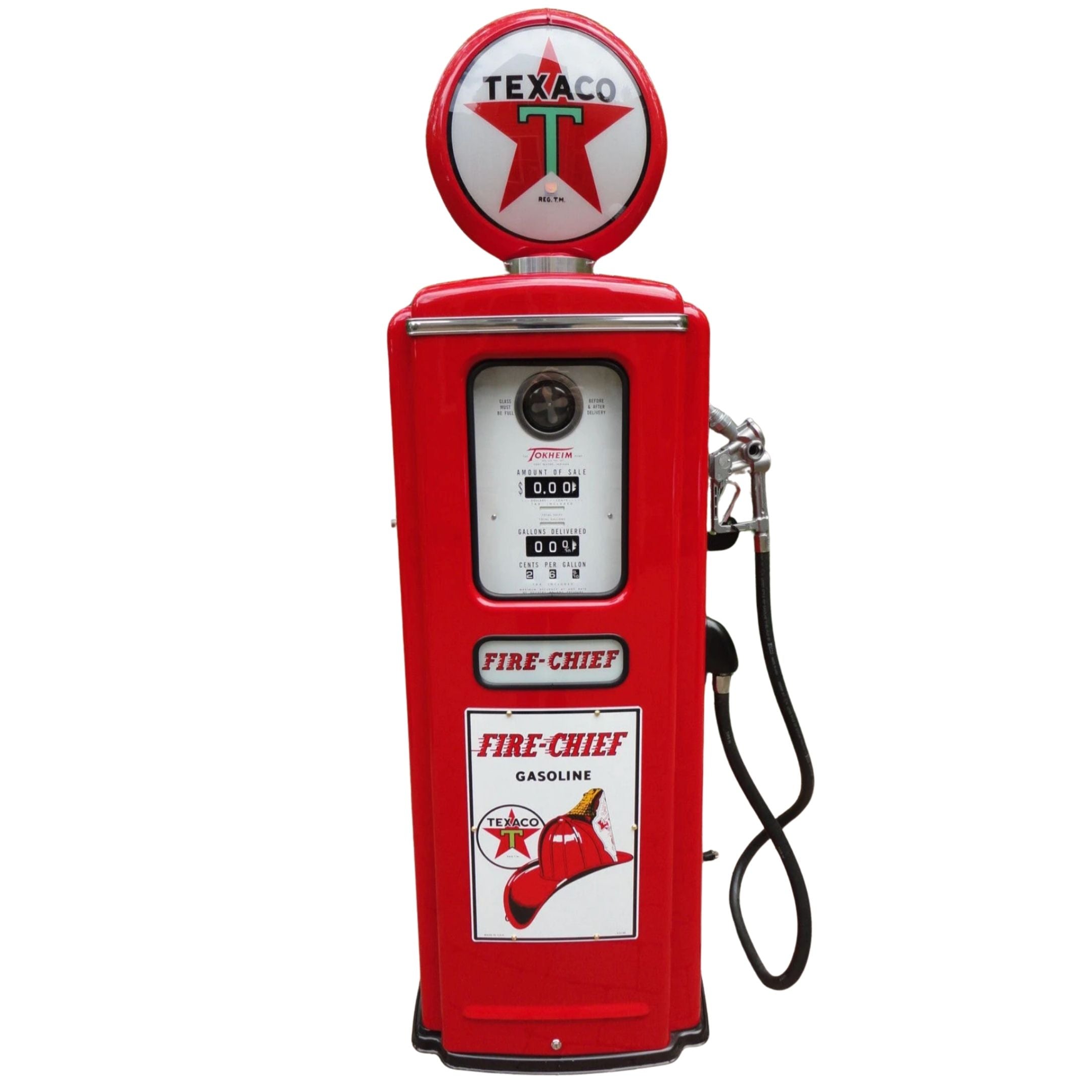TEXACO FIRE CHIEF Tokheim 39 Reproduction Gas Pump