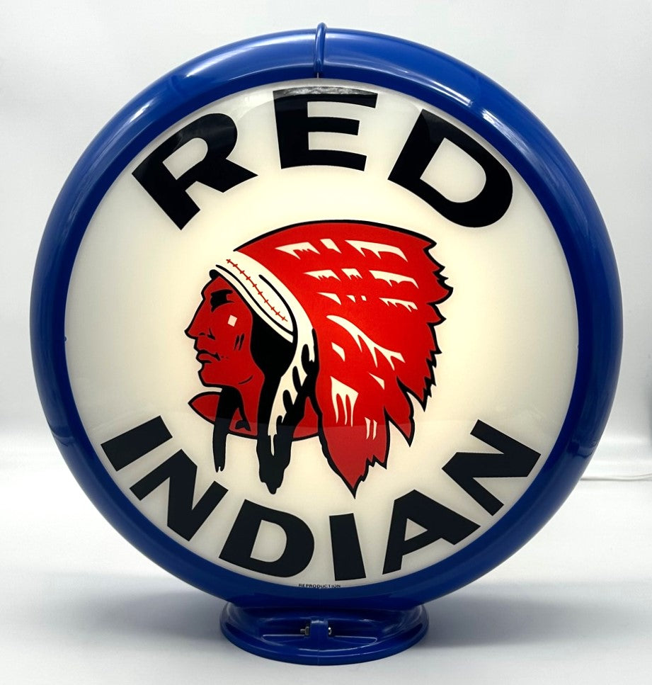 RED INDIAN 13.5" GAS PUMP GLOBE