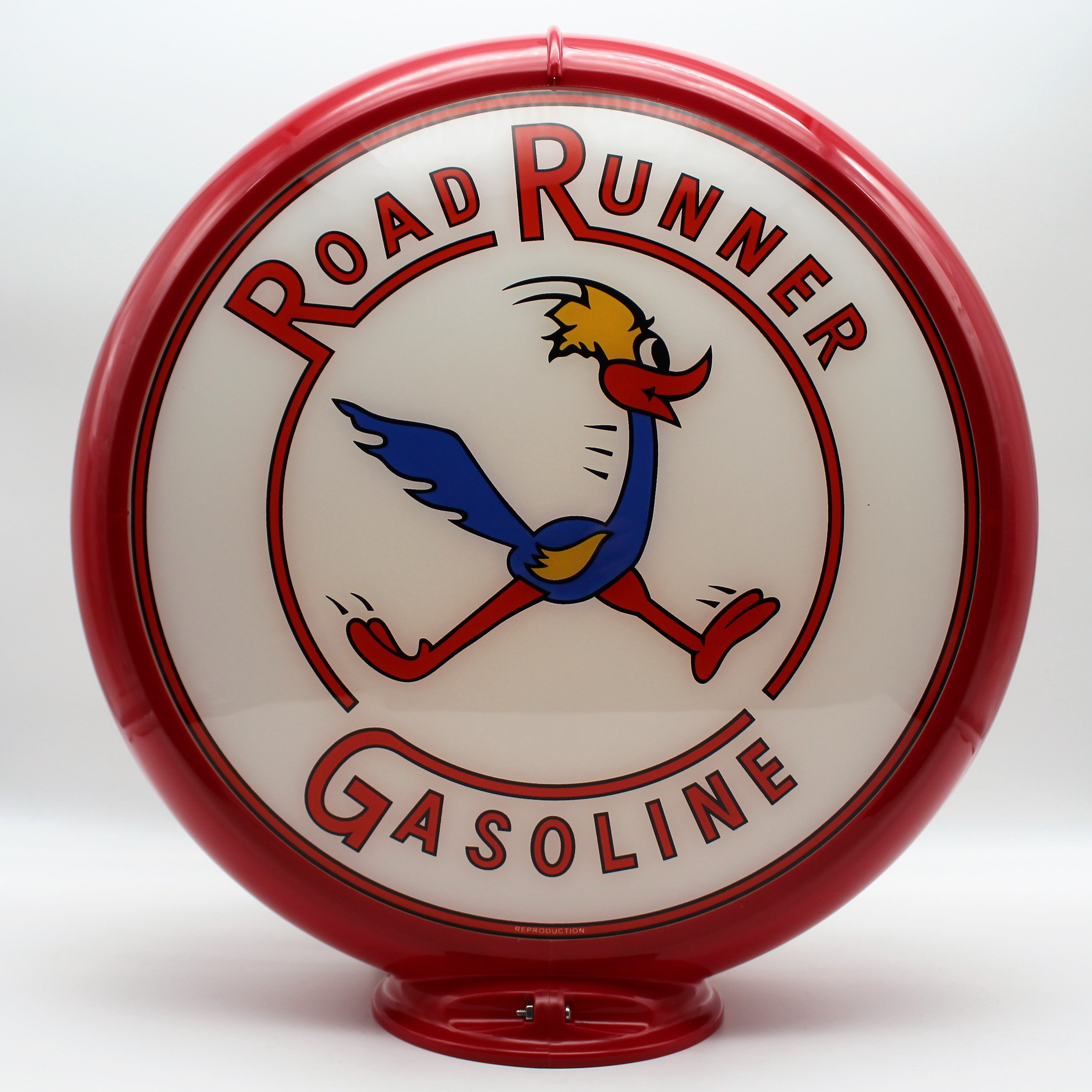 ROAD RUNNER GASOLINE 13.5" Ad Globe