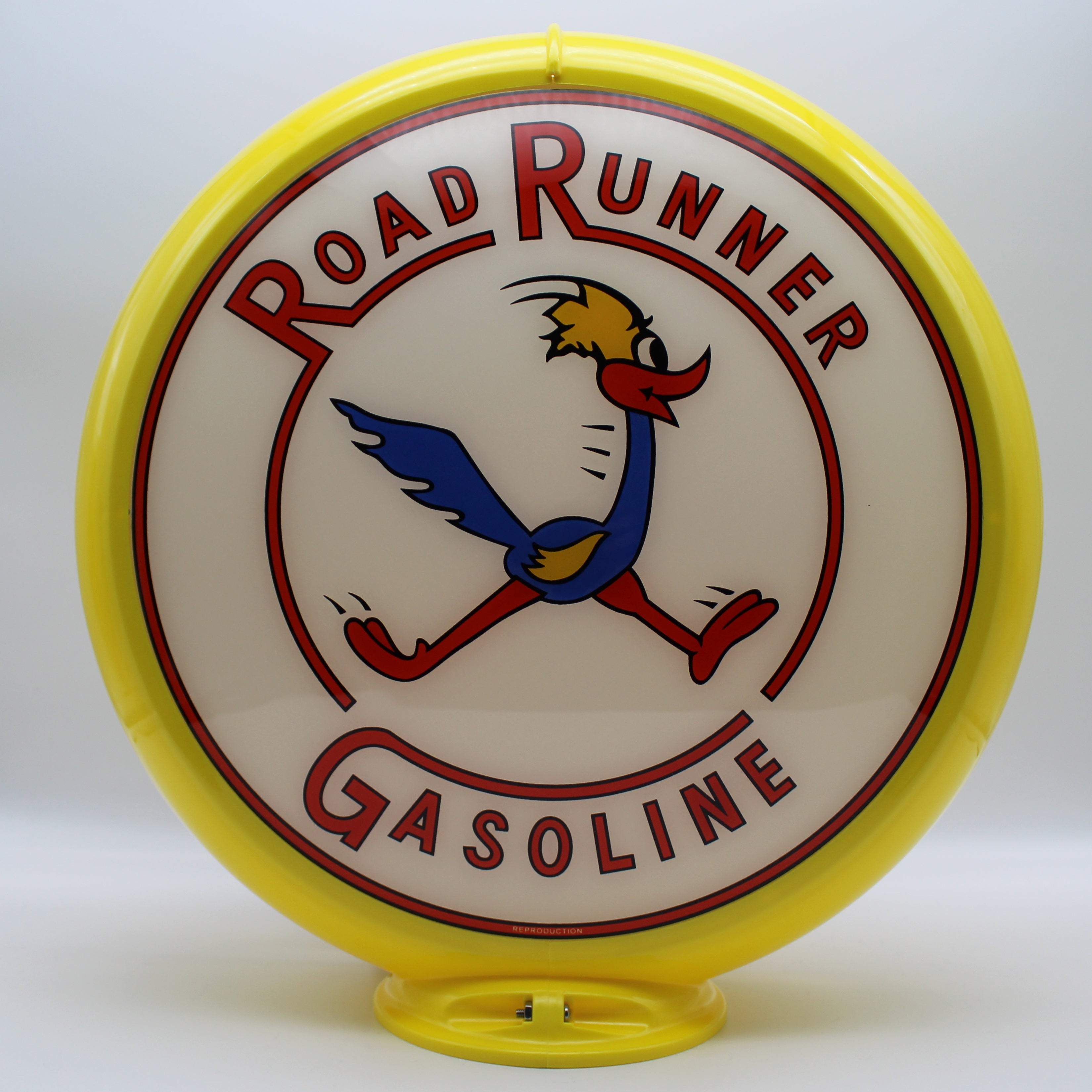 ROAD RUNNER GASOLINE 13.5" Ad Globe