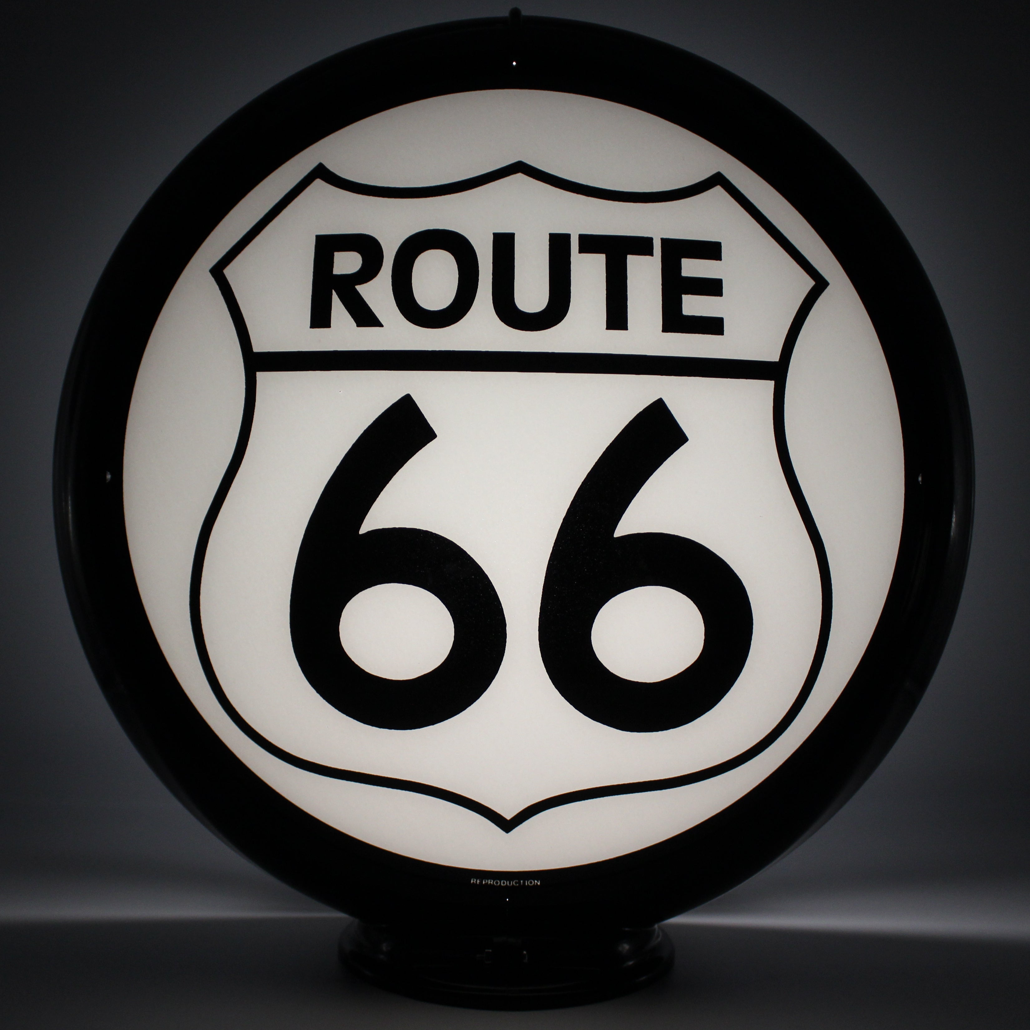ROUTE 66 13.5" Gas Pump Globe