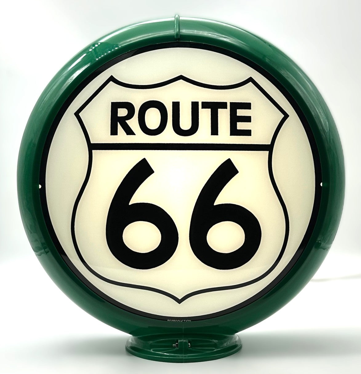 ROUTE 66 13.5" Gas Pump Globe
