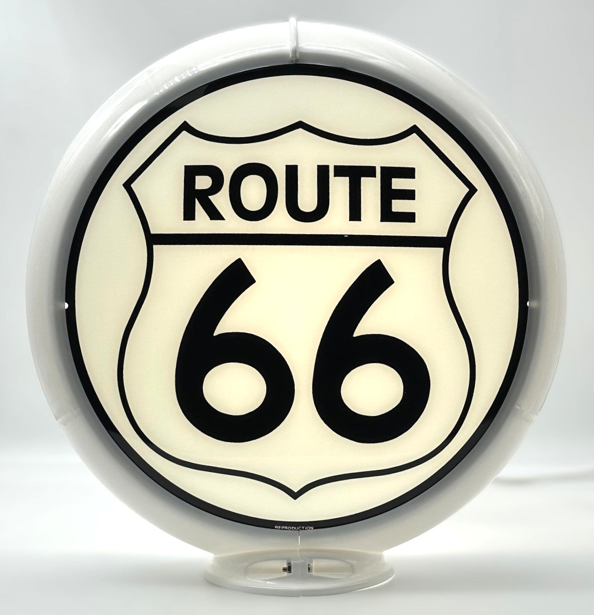 ROUTE 66 13.5" Gas Pump Globe