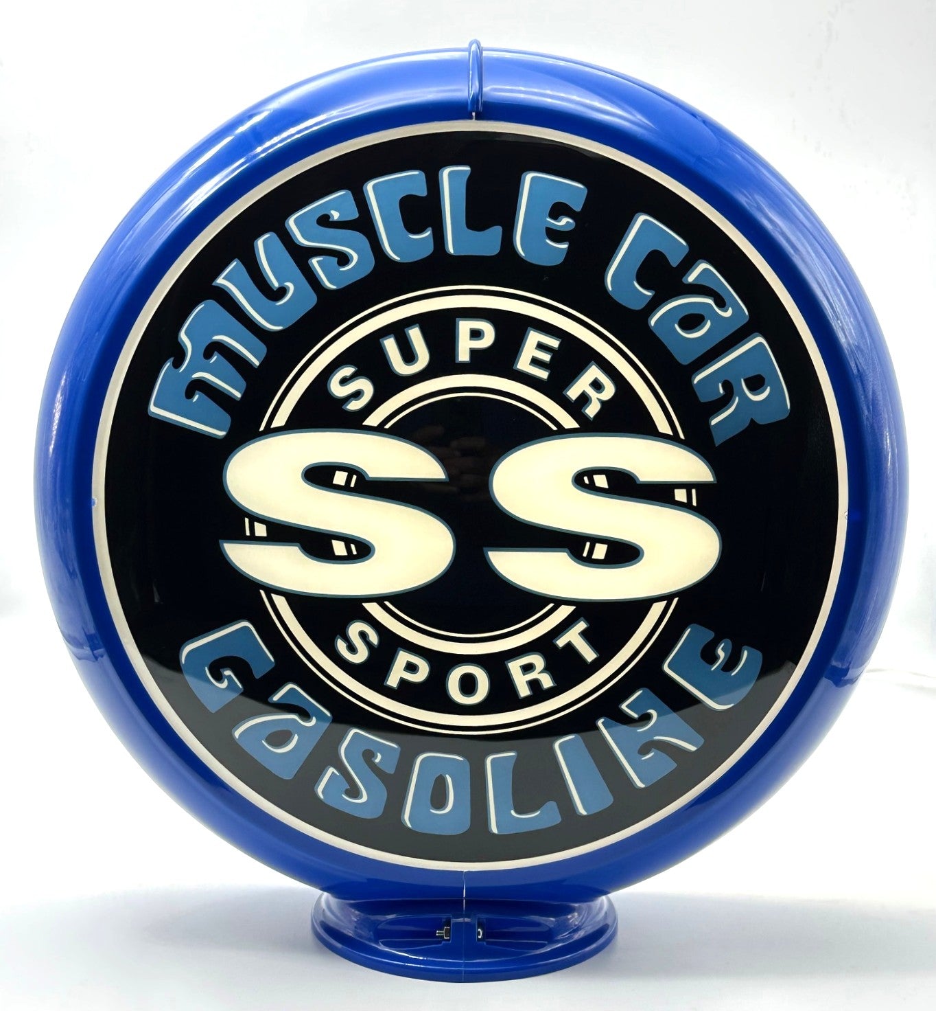 NEW SS MUSCLE CAR GASOLINE 13.5" GAS PUMP GLOBE