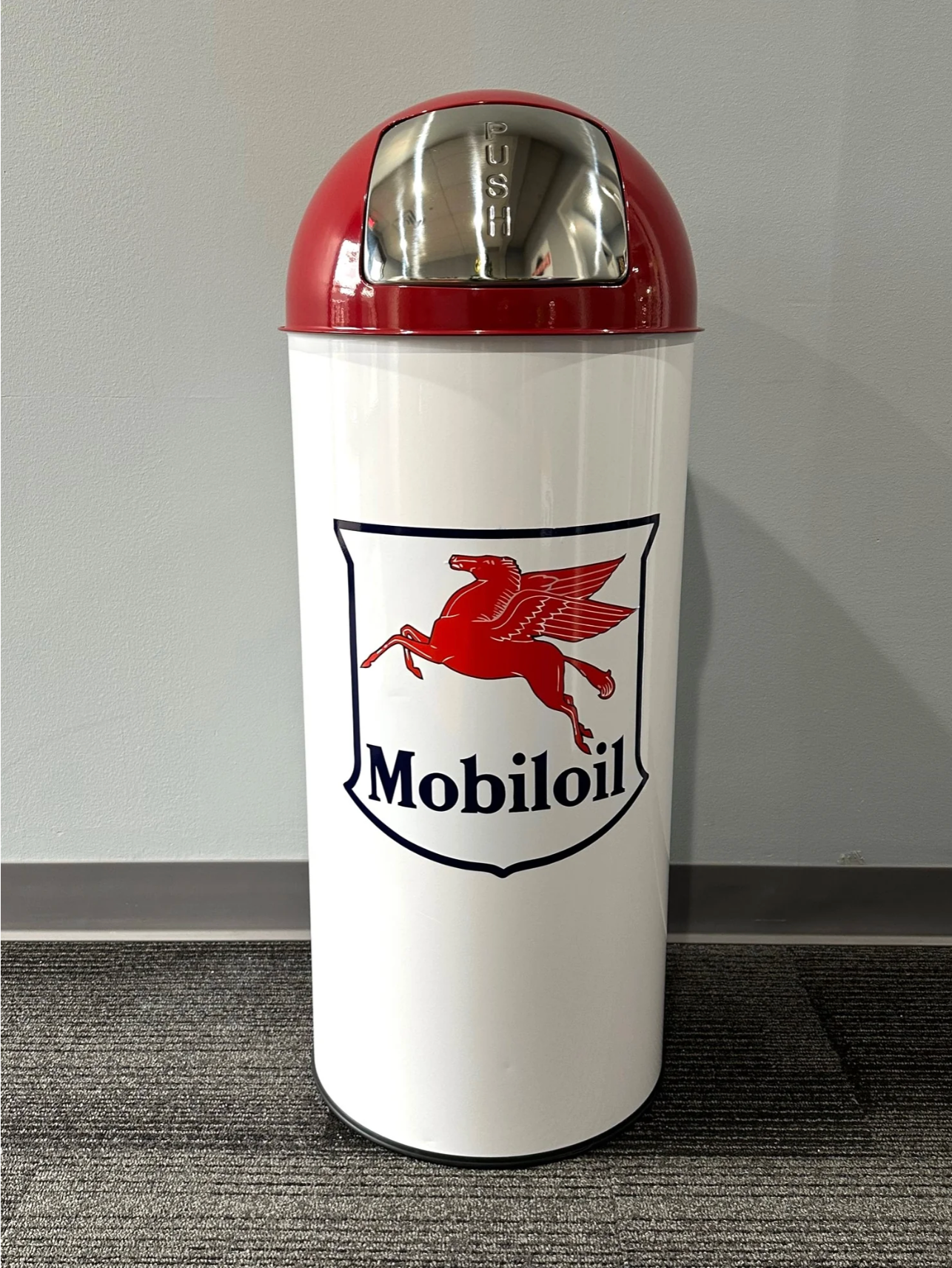 MOBILOIL Bullet Style Trash Can