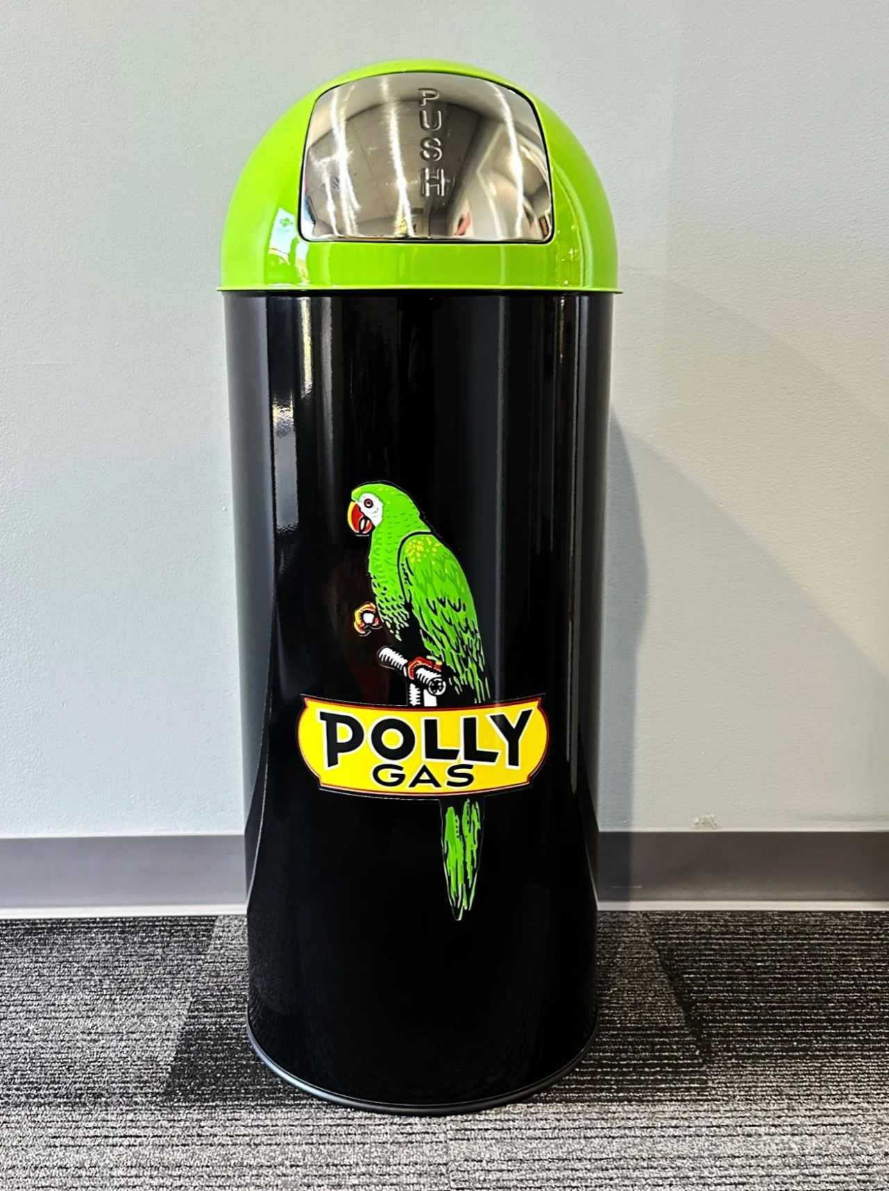 POLLY GAS Bullet Style Trash Can