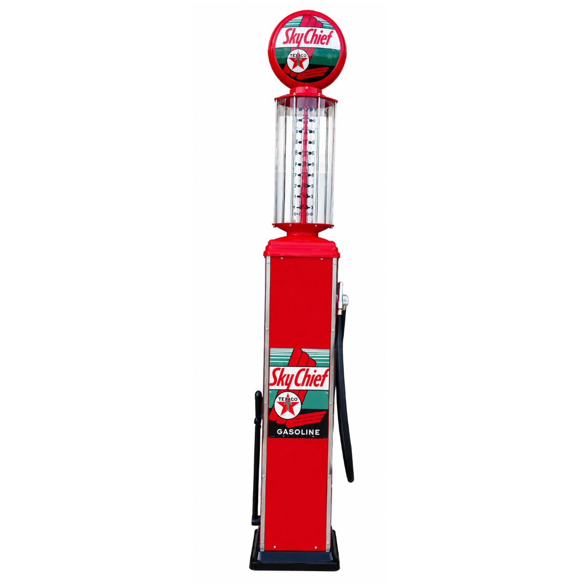 SkyChief Visible Retro Gas Pump - Red