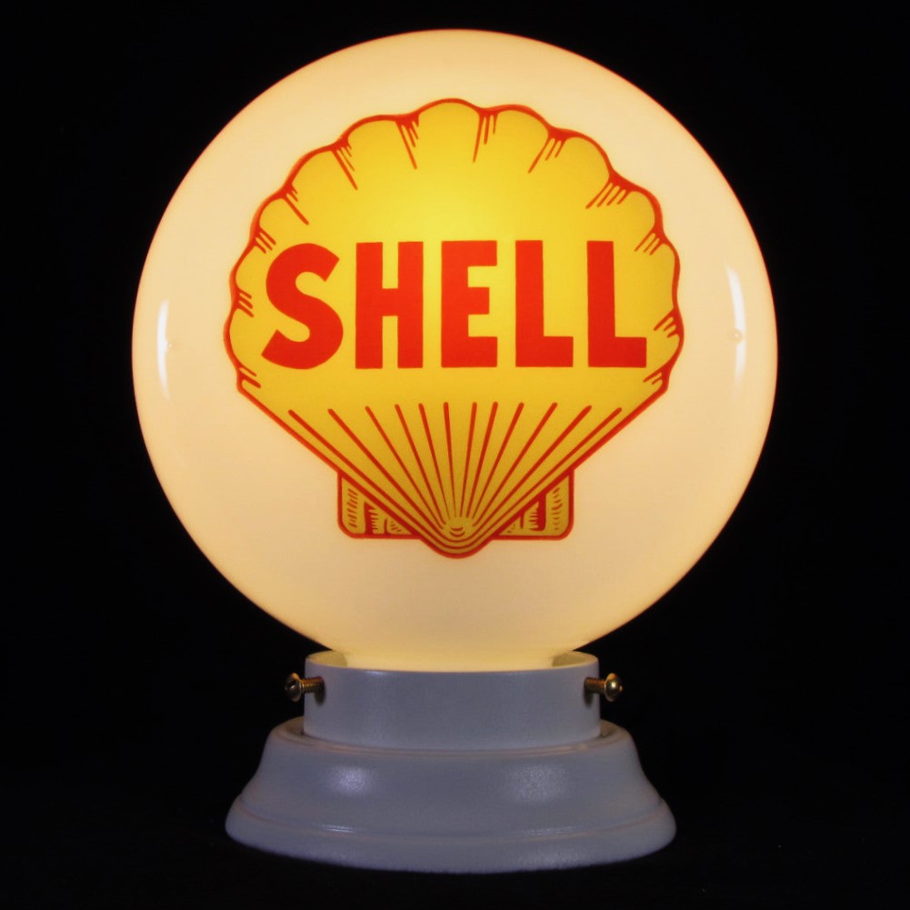 SHELL 8" Mini Glass Globe