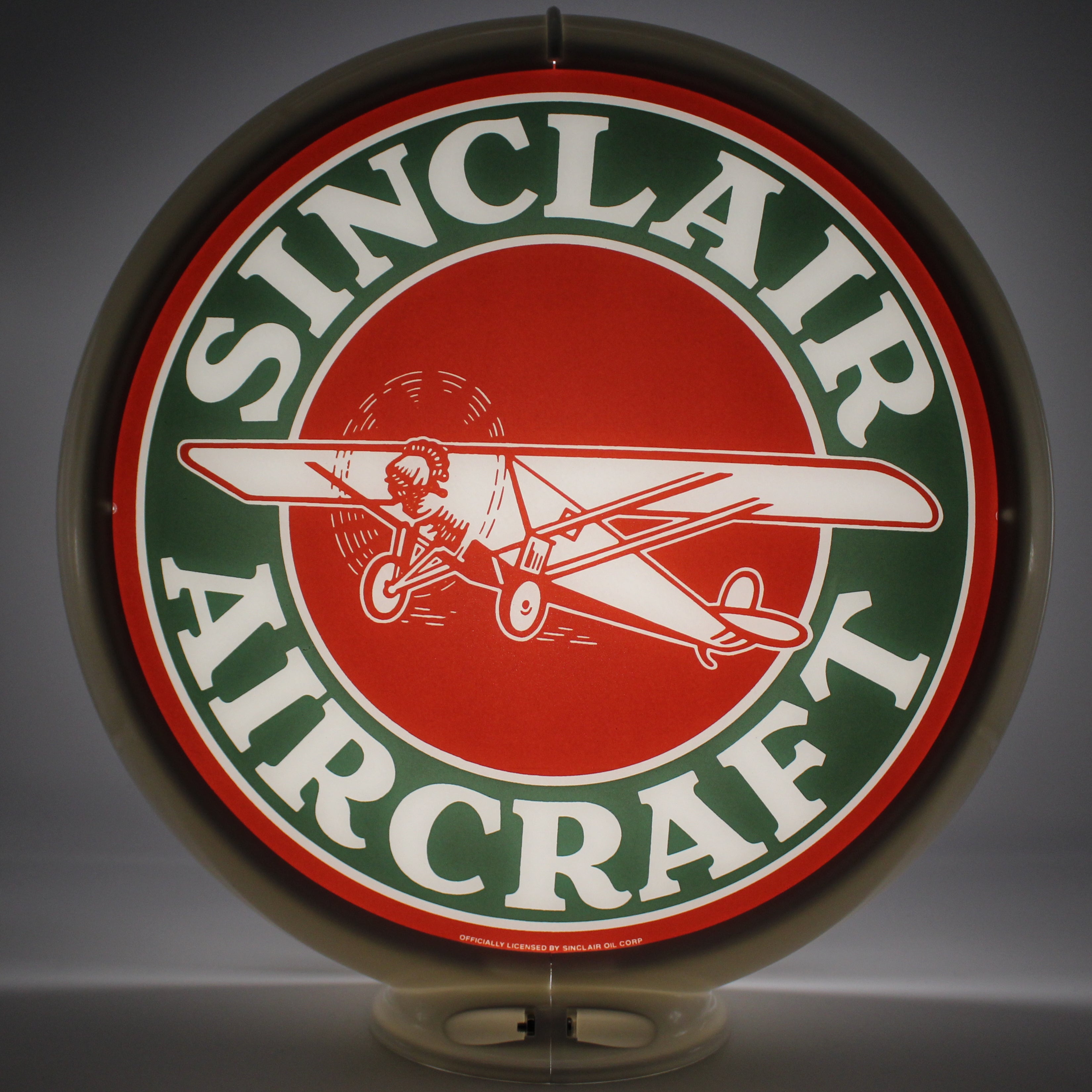 SINCLAIR AIRCRAFT 13.5" Ad Globe