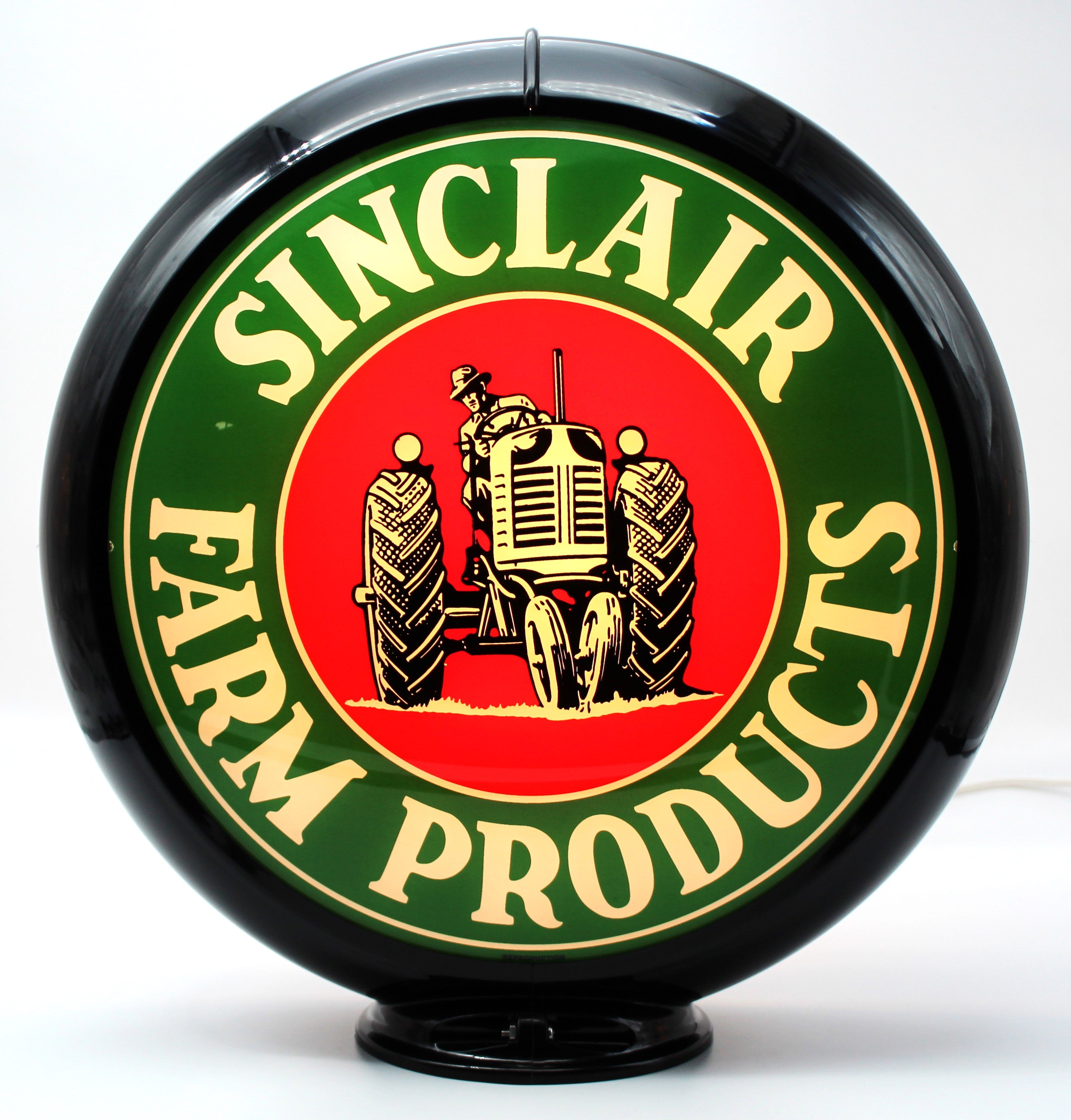 SINCLAIR FARM PRODUCTS 13.5" Gas Pump Globe