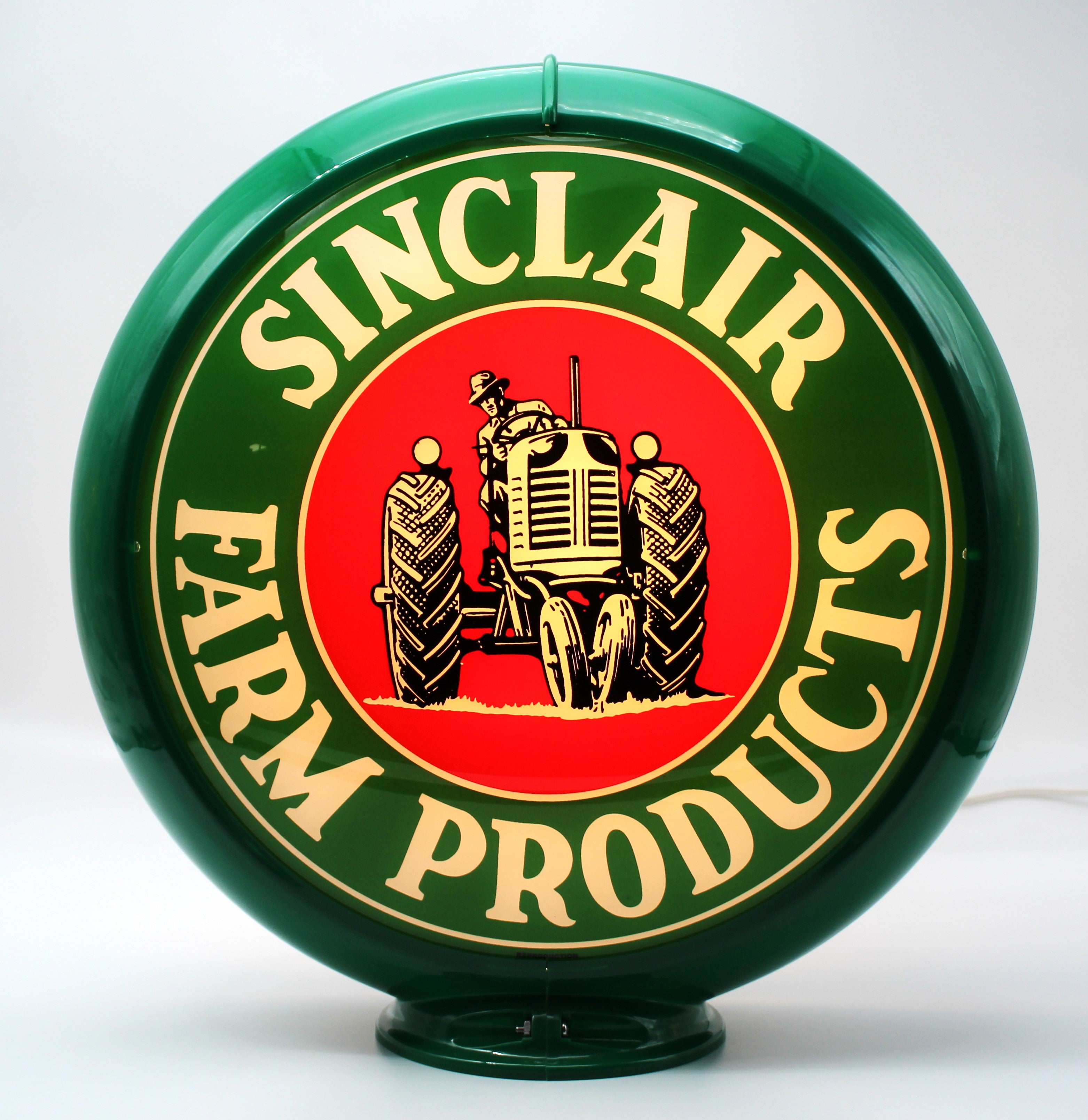 SINCLAIR FARM PRODUCTS 13.5" Gas Pump Globe