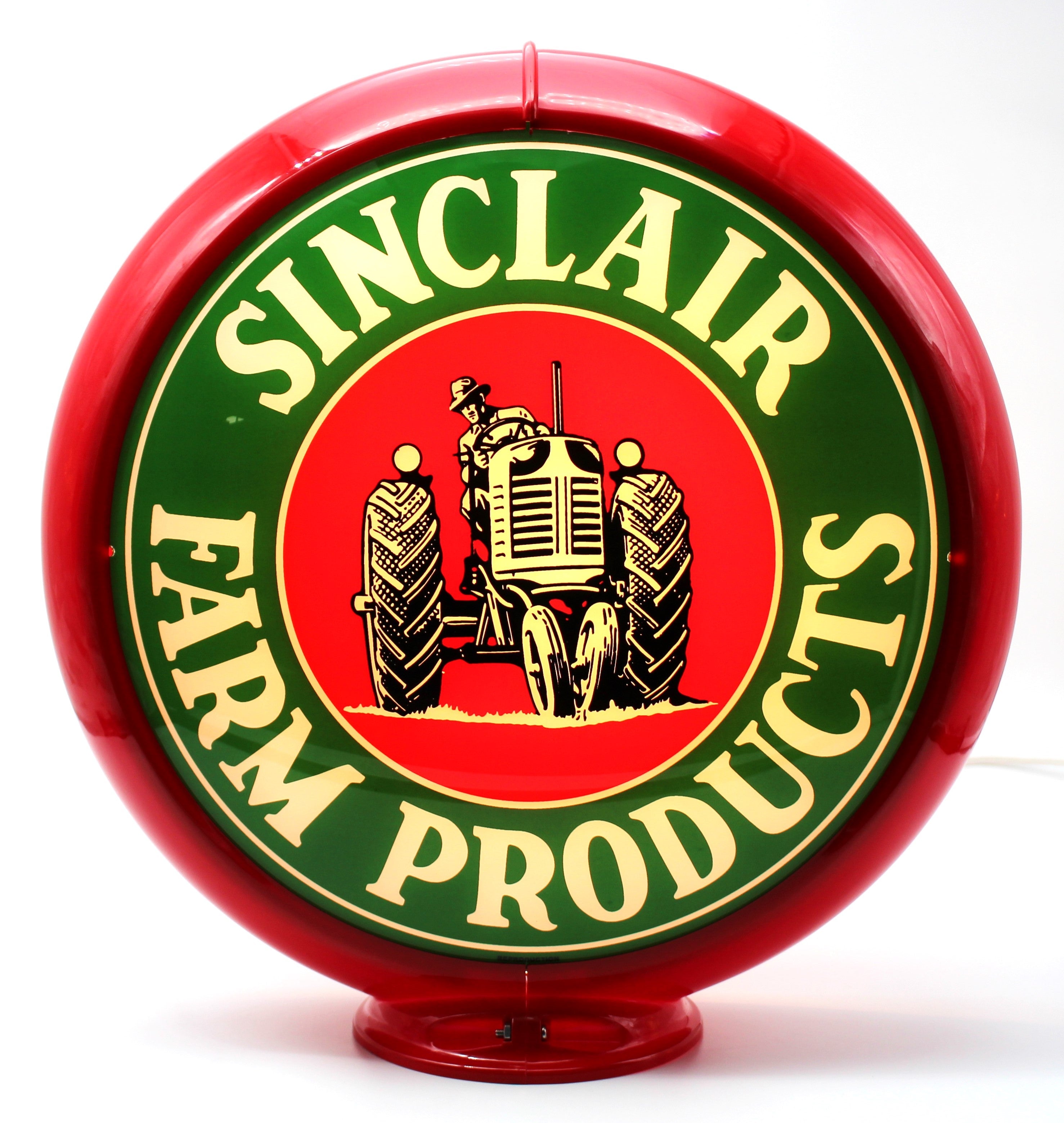 SINCLAIR FARM PRODUCTS 13.5" Gas Pump Globe