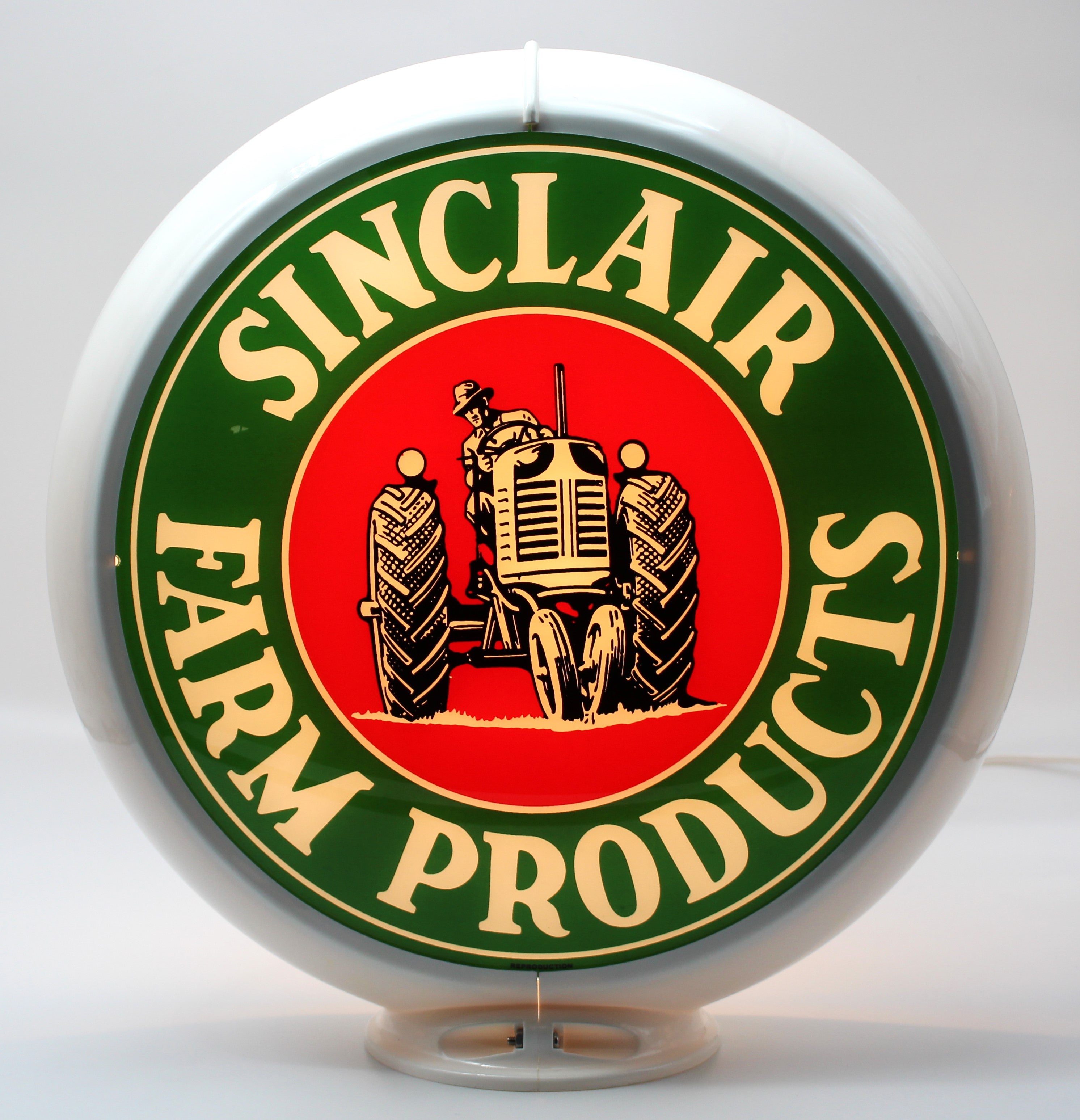 SINCLAIR FARM PRODUCTS 13.5" Gas Pump Globe